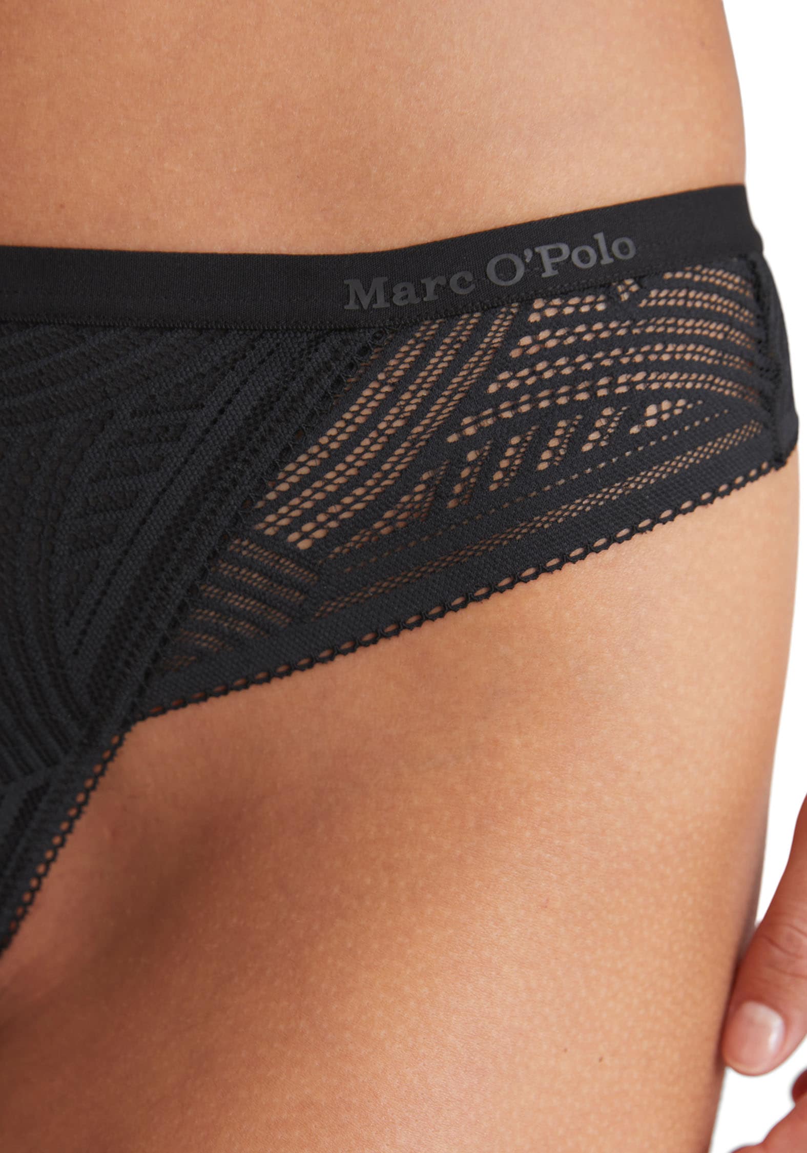 Marc O'Polo String »Timeless Lace«, mit zarter Spitze