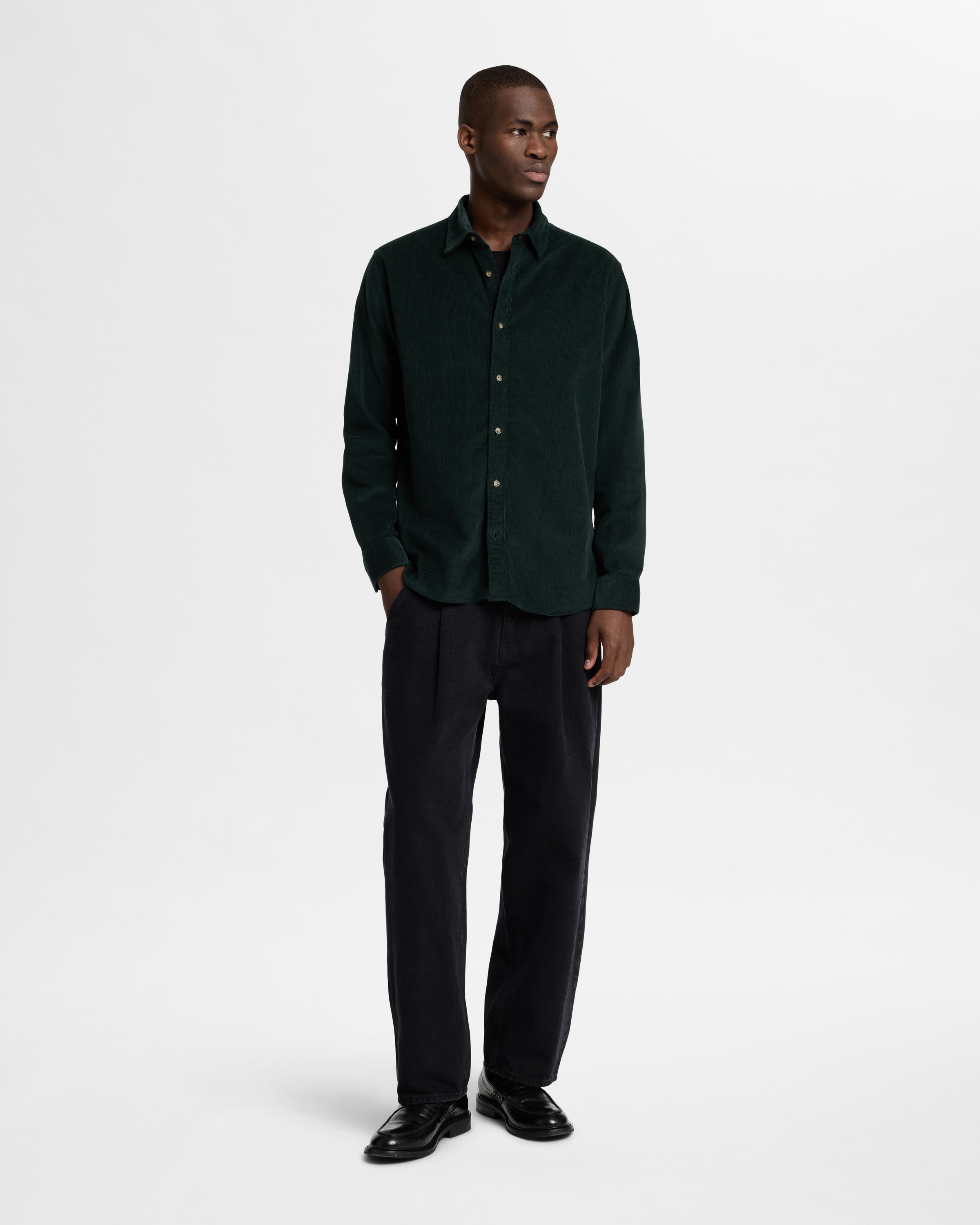 SELECTED HOMME Langarmhemd »SLHREGOWEN-CORD SHIRT LS NOOS«