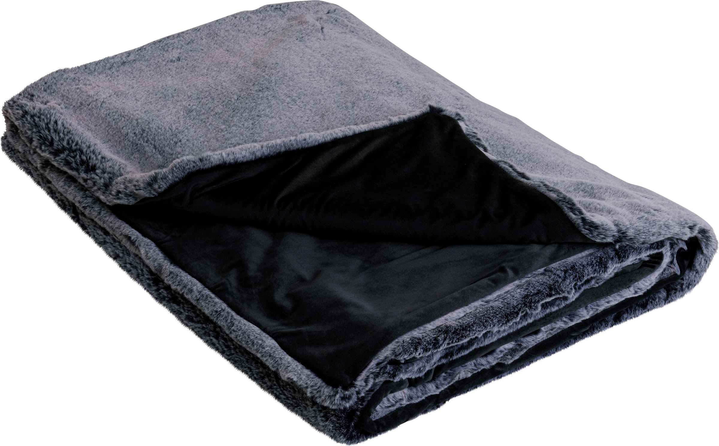 Kare Design Couvre-lit »Wohndecke Mika, Kunstfelldecke, 150x200 cm« Doux et chaud