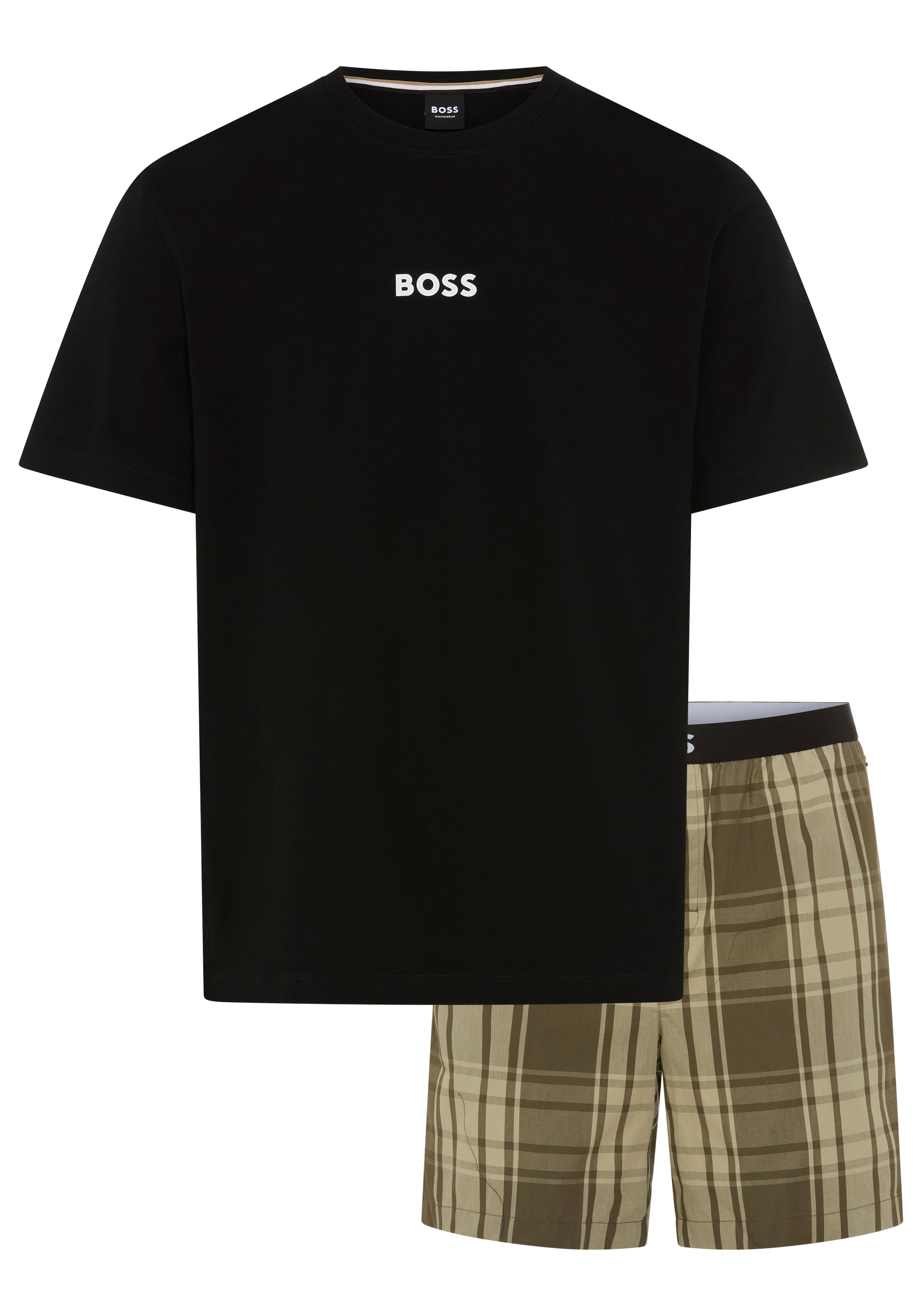 Image of BOSS Pyjama "Easy Short Set" Set, 2er Set, 2