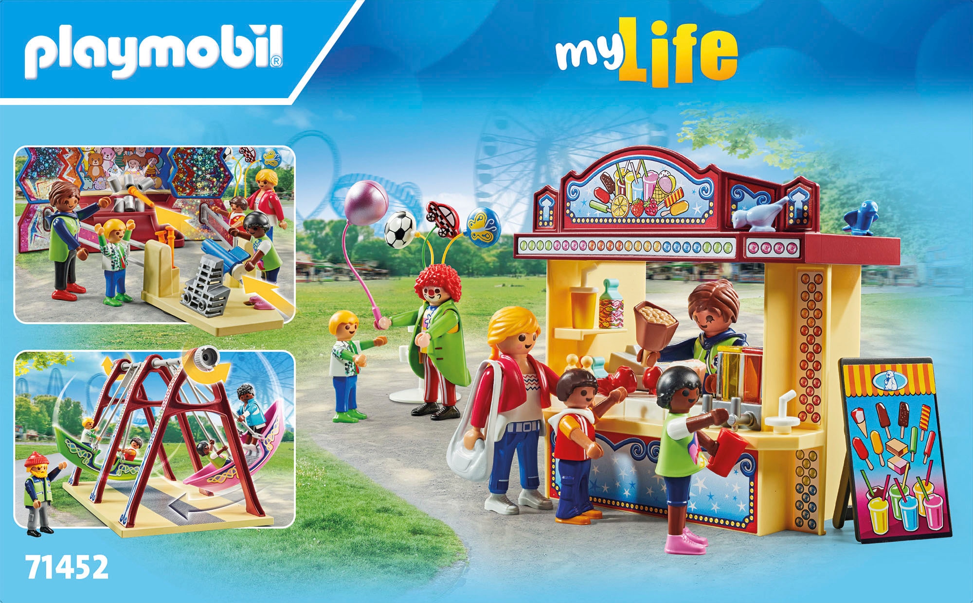 Playmobil® Konstruktions-Spielset »Freizeitpark (71452), Family Fun«, (135 St.), Made in Germany