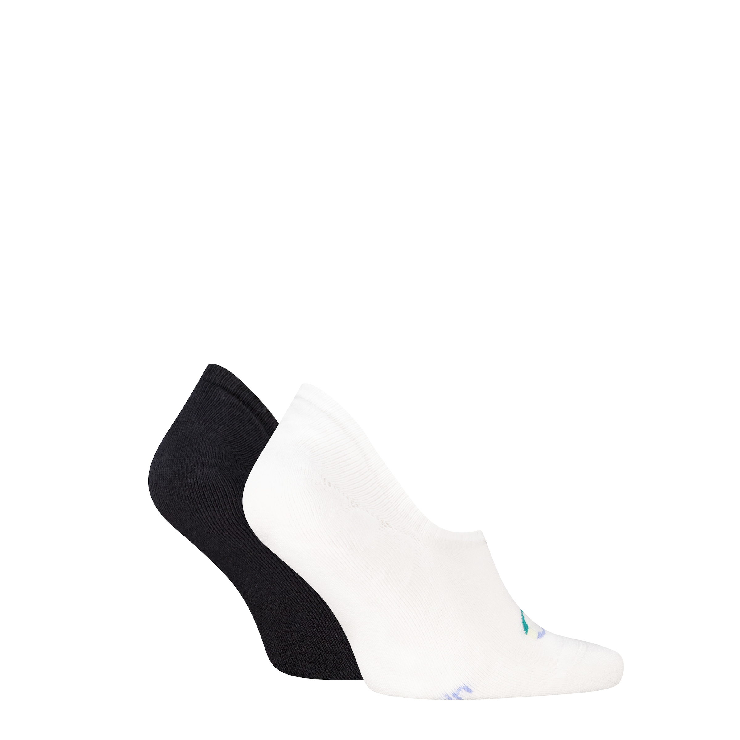 Calvin Klein Jeans Chaussons »CKJ MEN FOOTIE HIGH CUT 2P MONOGRAM« 2 paires, 2 Couple tlg. silhouette taille haute, mélange coton