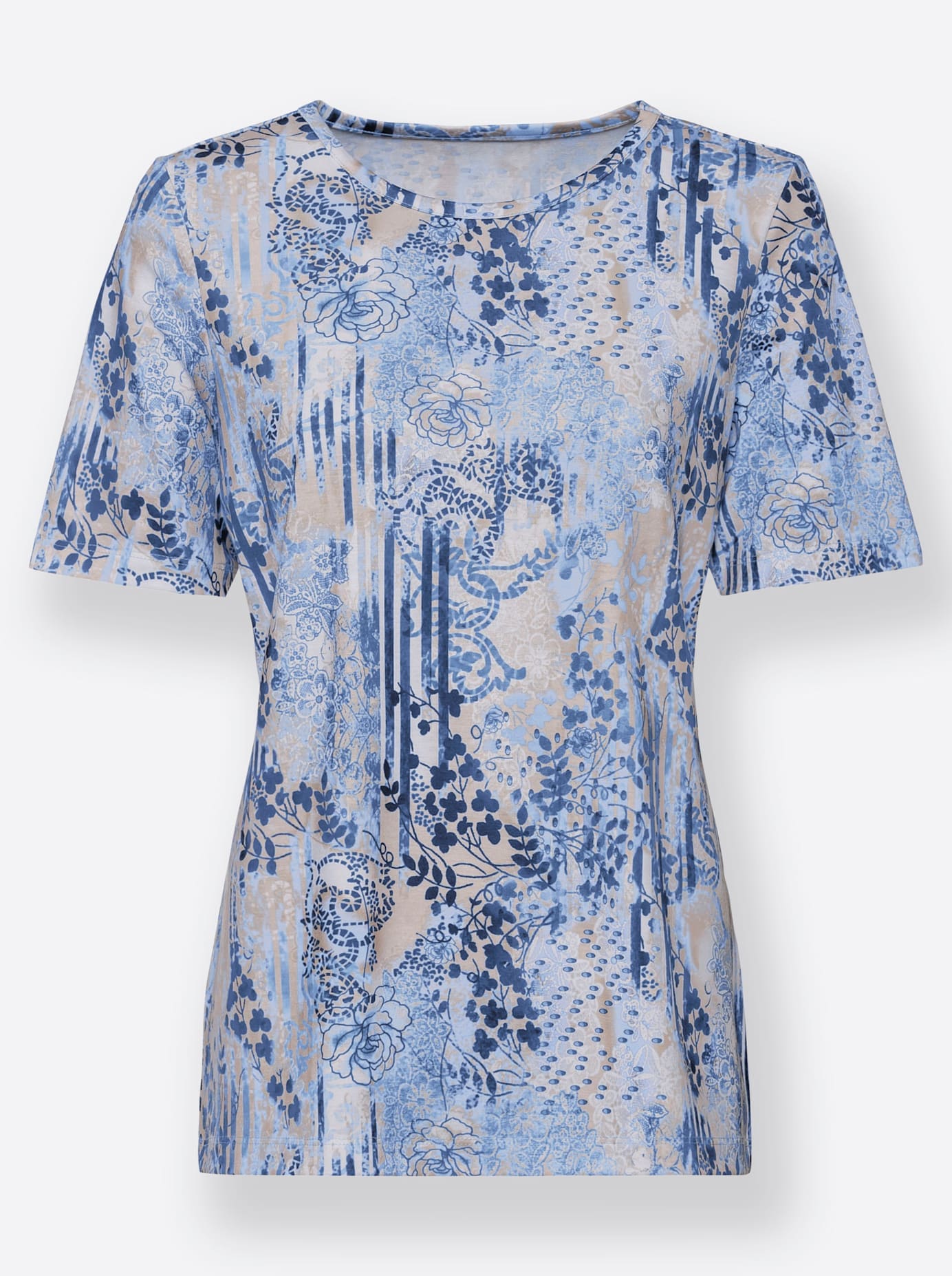 Classic Shirt à col rond »Shirt« 1 cuis