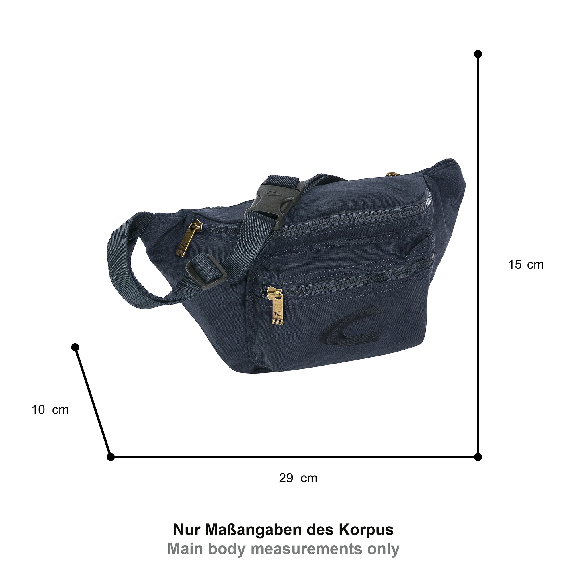 camel active Bauchtasche »Journey« Herren Crossbody-Bag, funktional perfekt für alle Lebenslagen