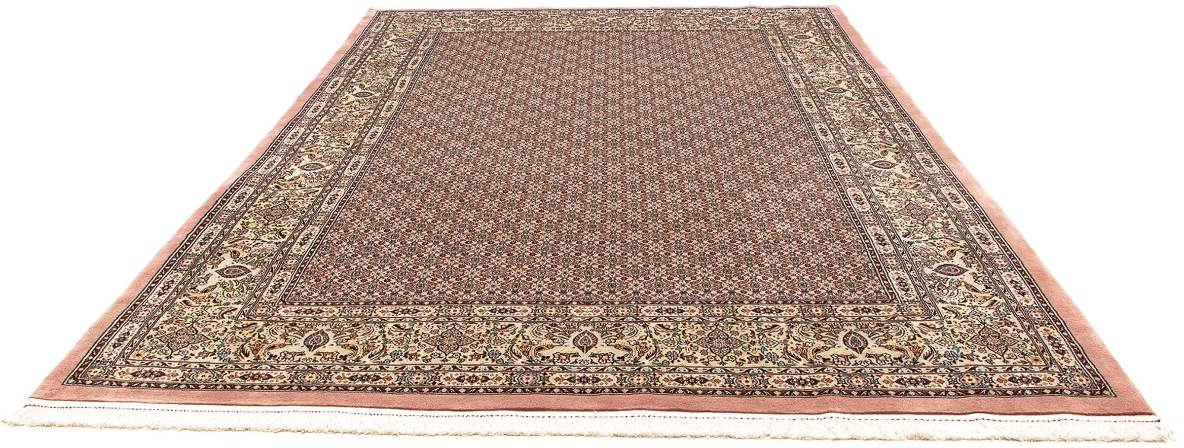 Image of morgenland Orientteppich »Perser - Classic - 346 x 242 cm - mehrfarbig«, rechteckig, 10 mm Höhe, Wohnzimmer, Handgeknüpft, Einzelstück mit Zertifikat bei Ackermann Versand Schweiz