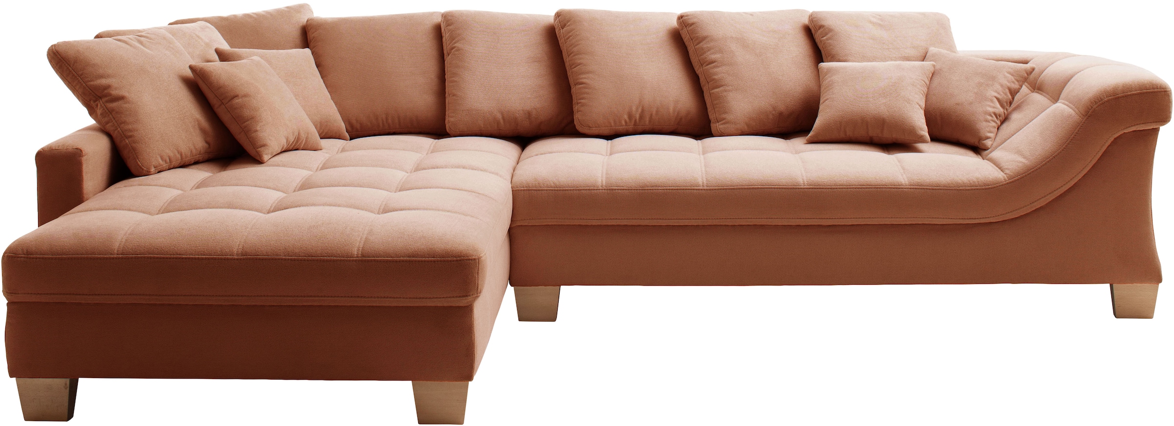 Mr. Couch Canapé d'angle »Bologna, L-Form, mit Kaltschaum« bis 140 kg pro Sitzplatz belastbar