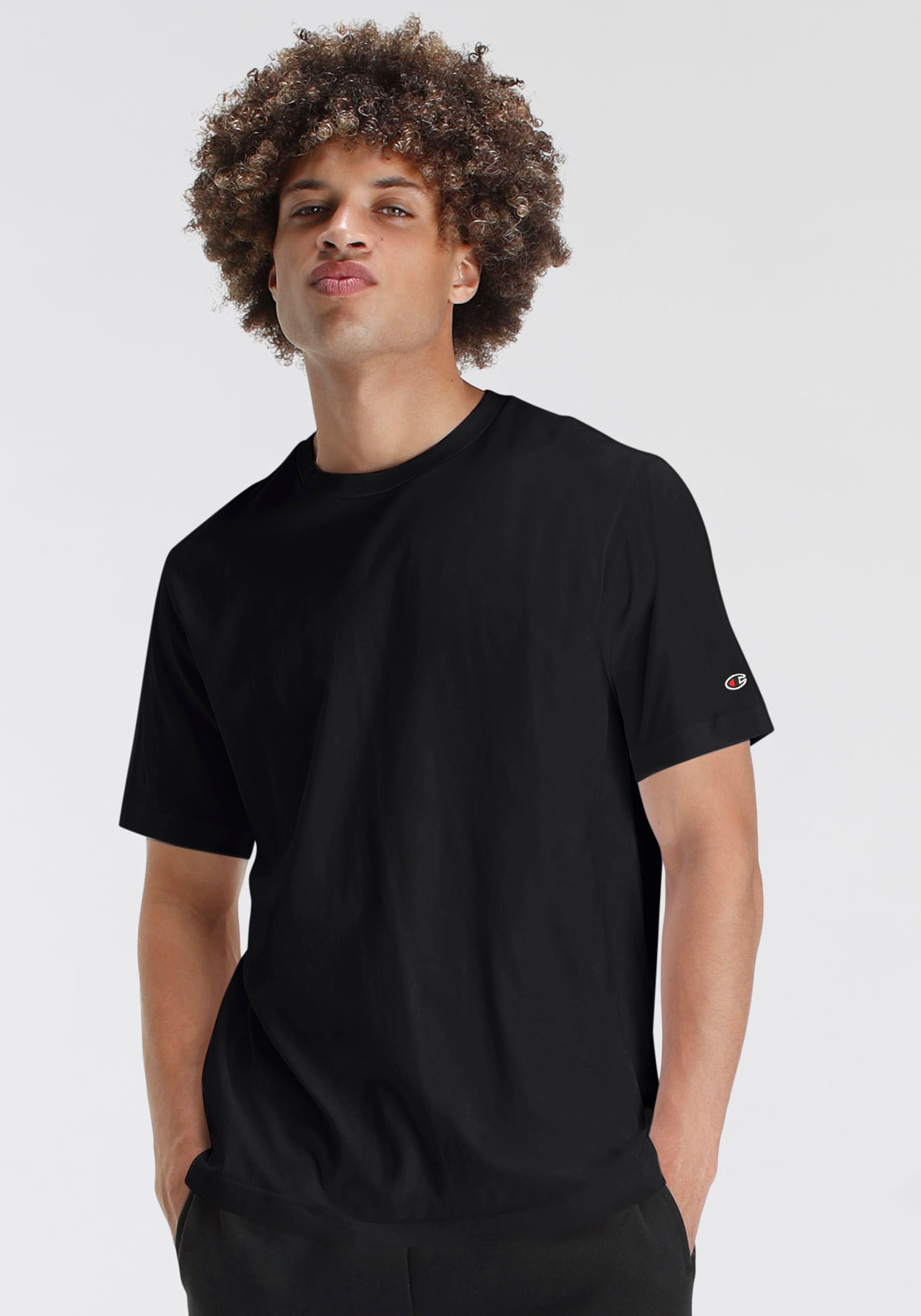 Champion T-shirt Paquet, 2 cuis T-shirt basique, lot de deux