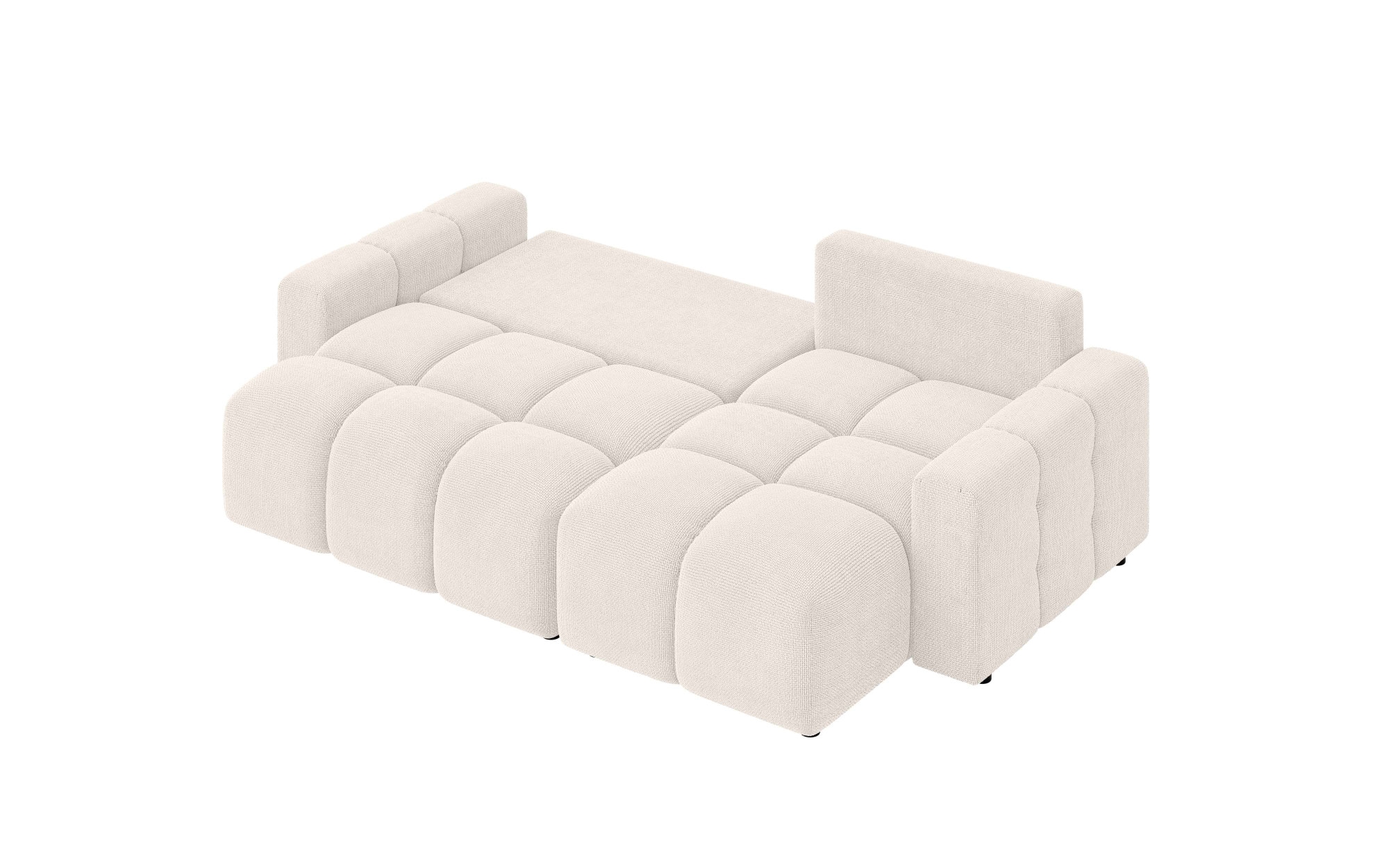 INOSIGN Ecksofa »FELICI, Schlafsofa 233cm, L-Form mit Recamiere beidseitig montierbar«, Designsofa mit Bettfunktion und Bettkasten, Masse B/T/H: 233/142/88 cm