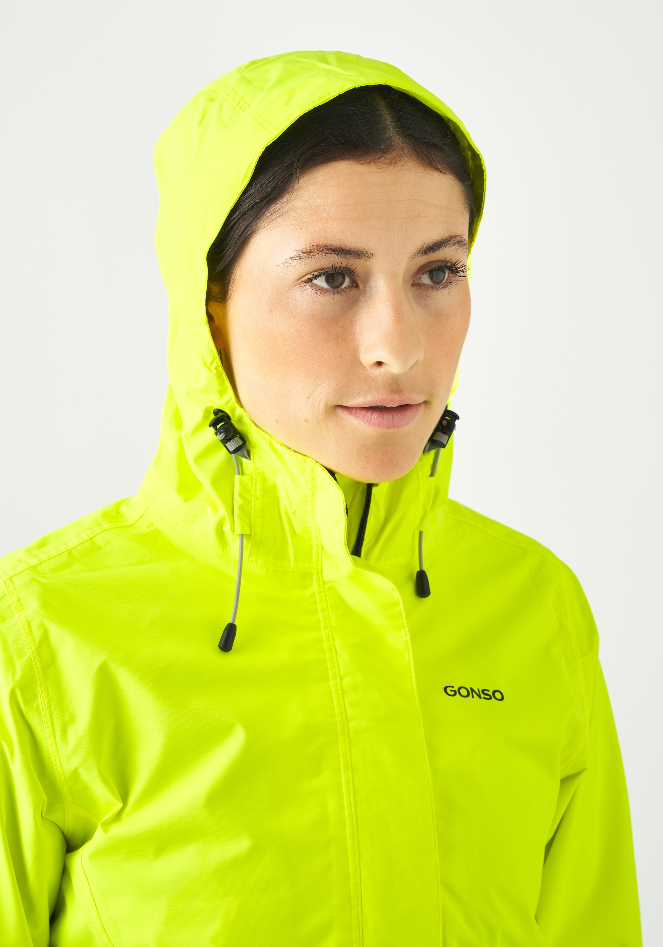 Gonso Fahrradjacke »Sura Light« Damen Regenjacke wind- und wasserdicht, Radjacke mit Kapuze