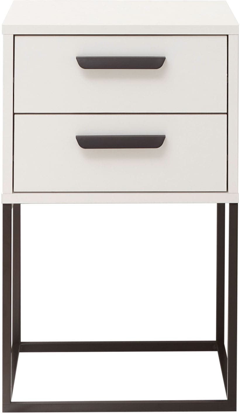 Schlafkontor Table de nuit »Suna Kommode, Nachttisch, Nachtschrank« auf Metallgestell
