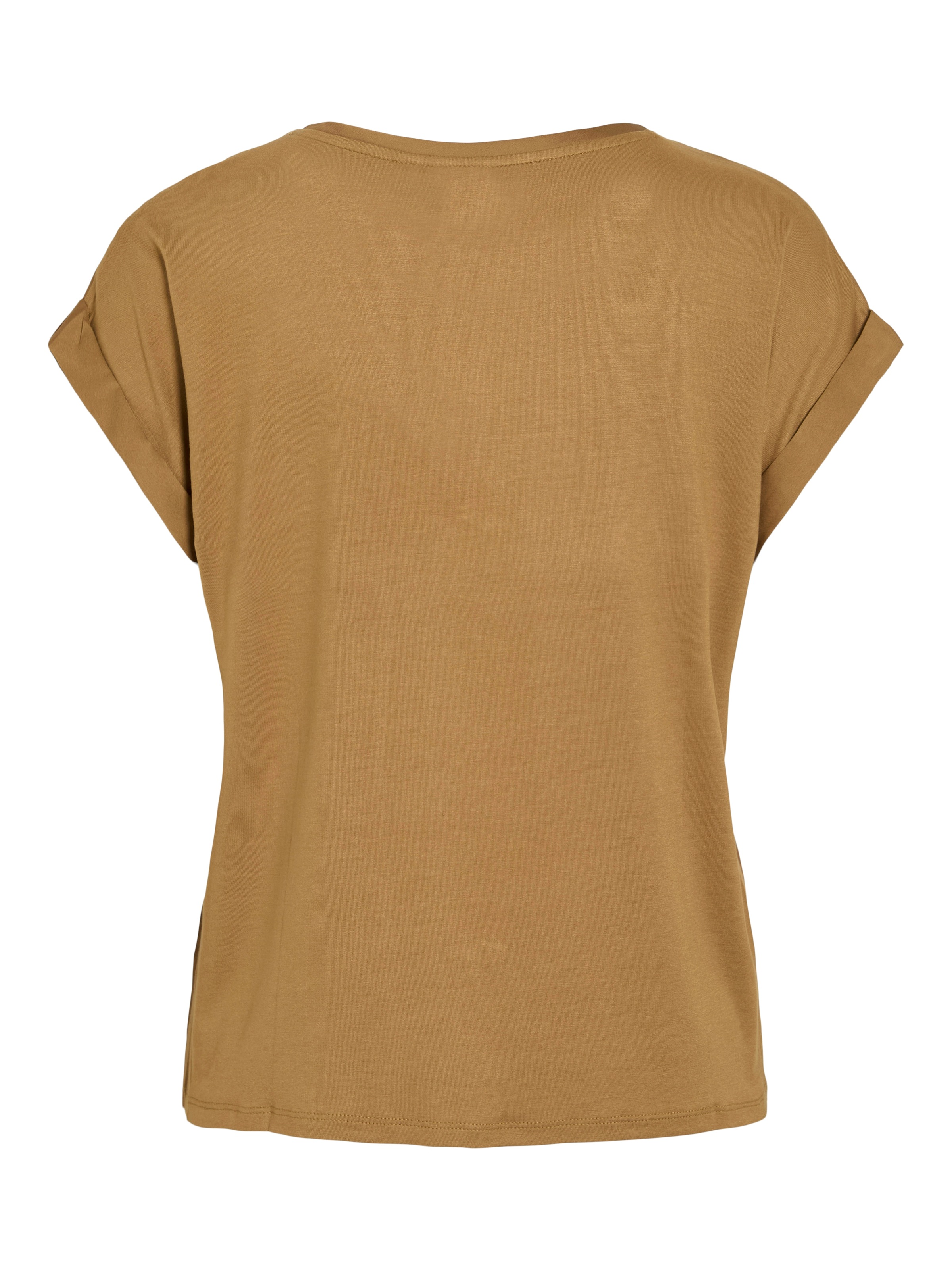 Vila Kurzarmshirt »VIELLETTE S/S SATIN TOP - NOOS« Satin Optik