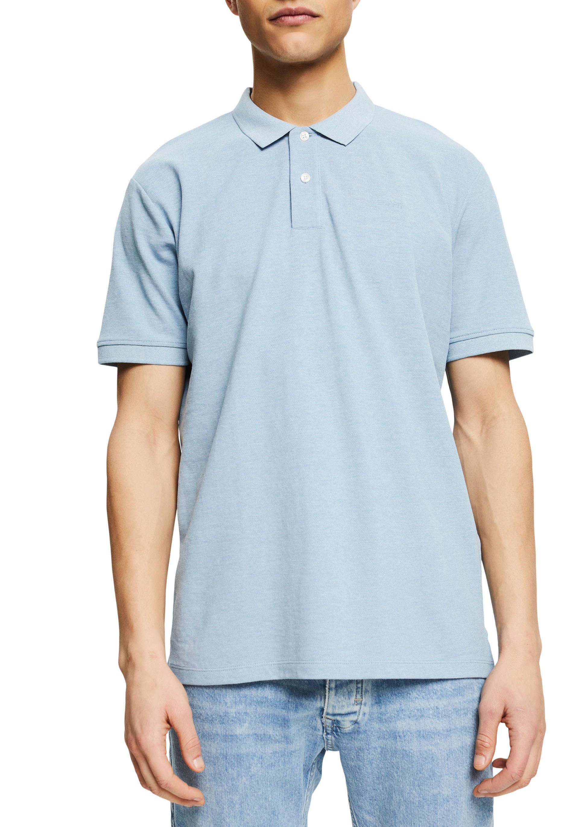 Image of Esprit Poloshirt, melierte Optik bei Ackermann Versand Schweiz