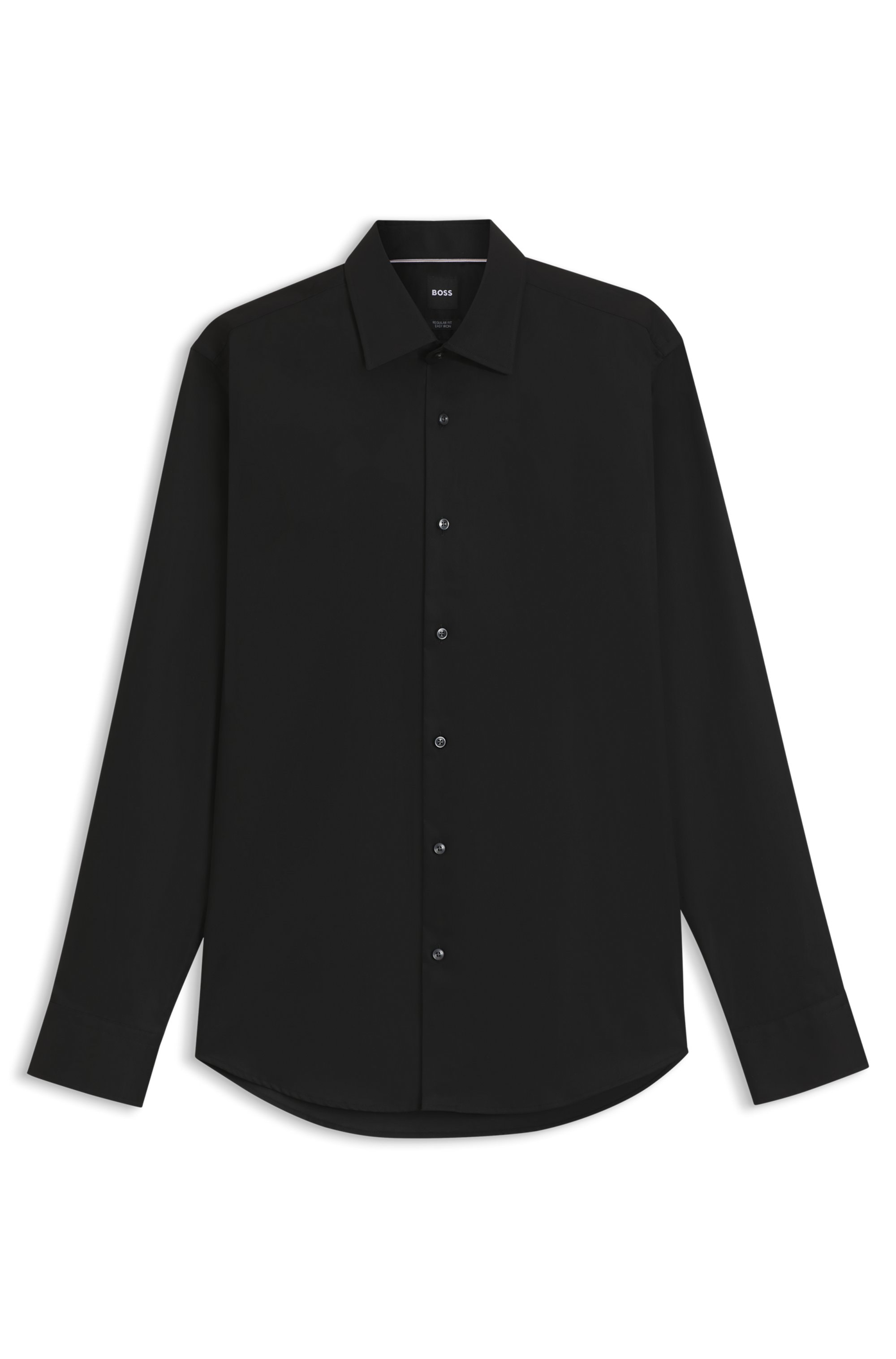BOSS Chemise d'affaires Kent-Kragen, Regular Fit, bügelleichte Baumwollqualität