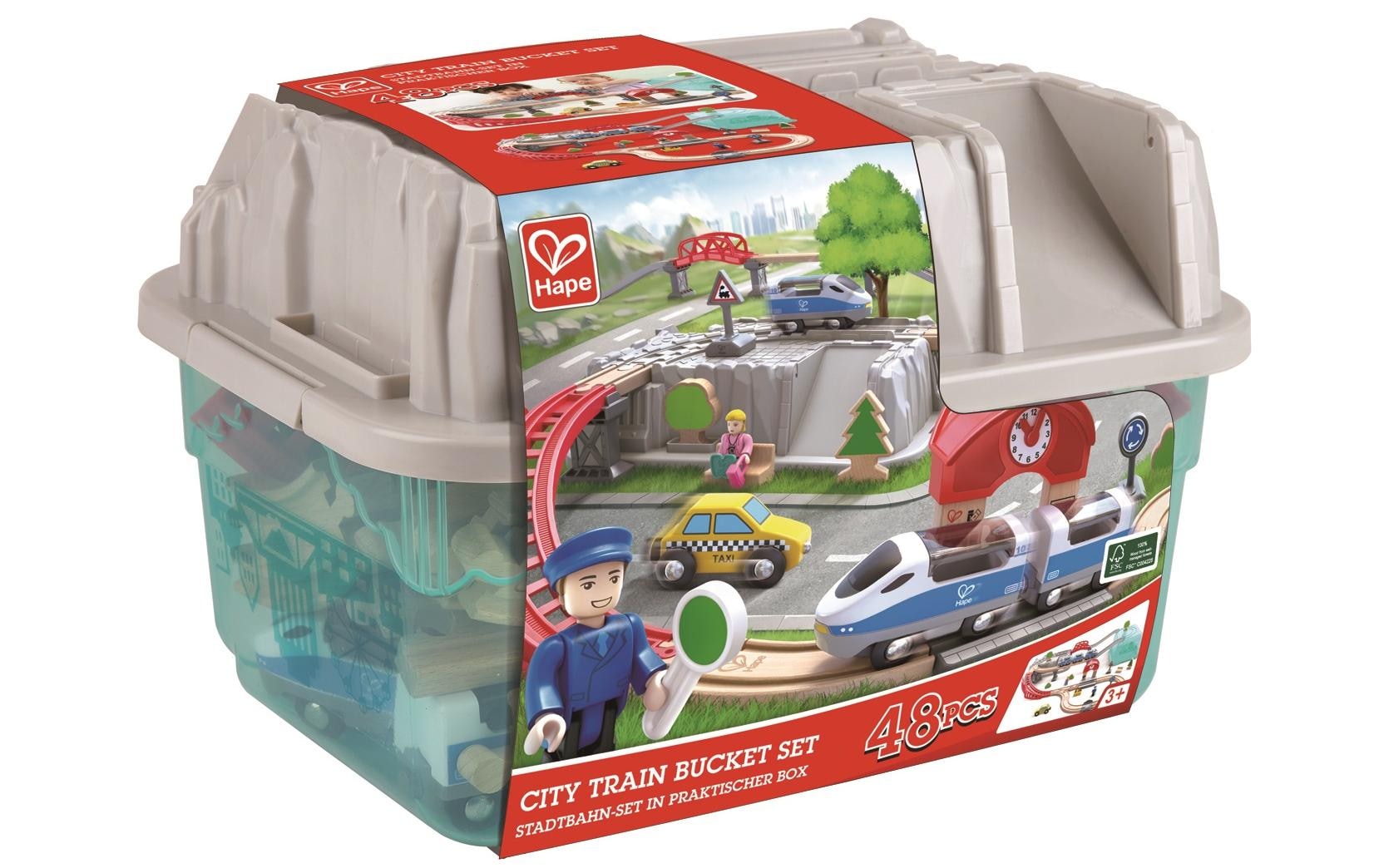 Hape Spielzeug-Eisenbahn »Stadtbahn-Set«
