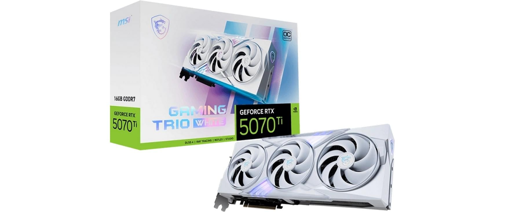 MSI Grafikkarte »GPU NV 5070Ti GAMING TRIO OC 16 GB WHITE« 16 GB