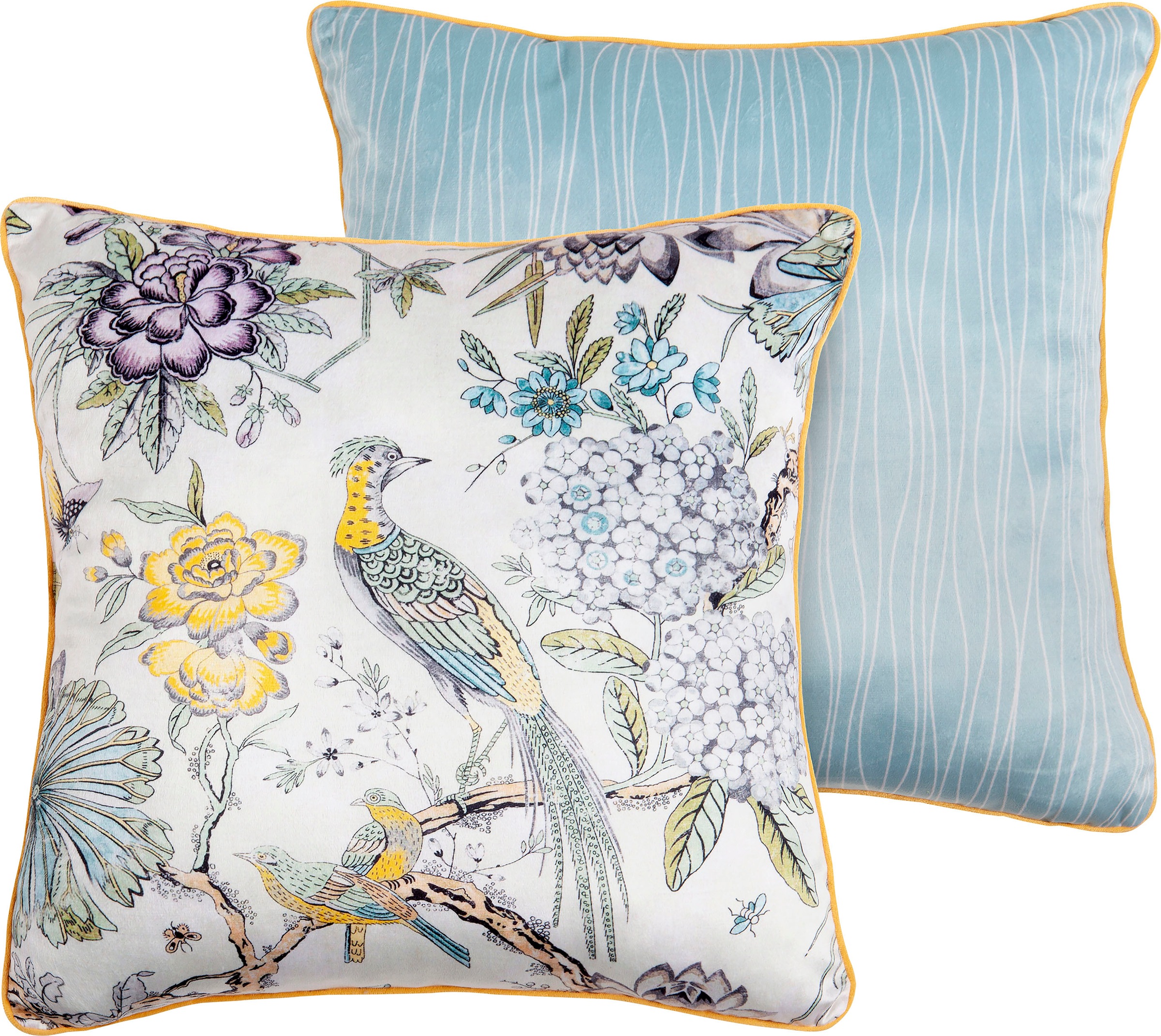 Image of Descanso Dekokissen »Wood«, (1 St., 1 48 X 48 cm Dekokissen-Mit Biese), mit Biese bei Ackermann Versand Schweiz