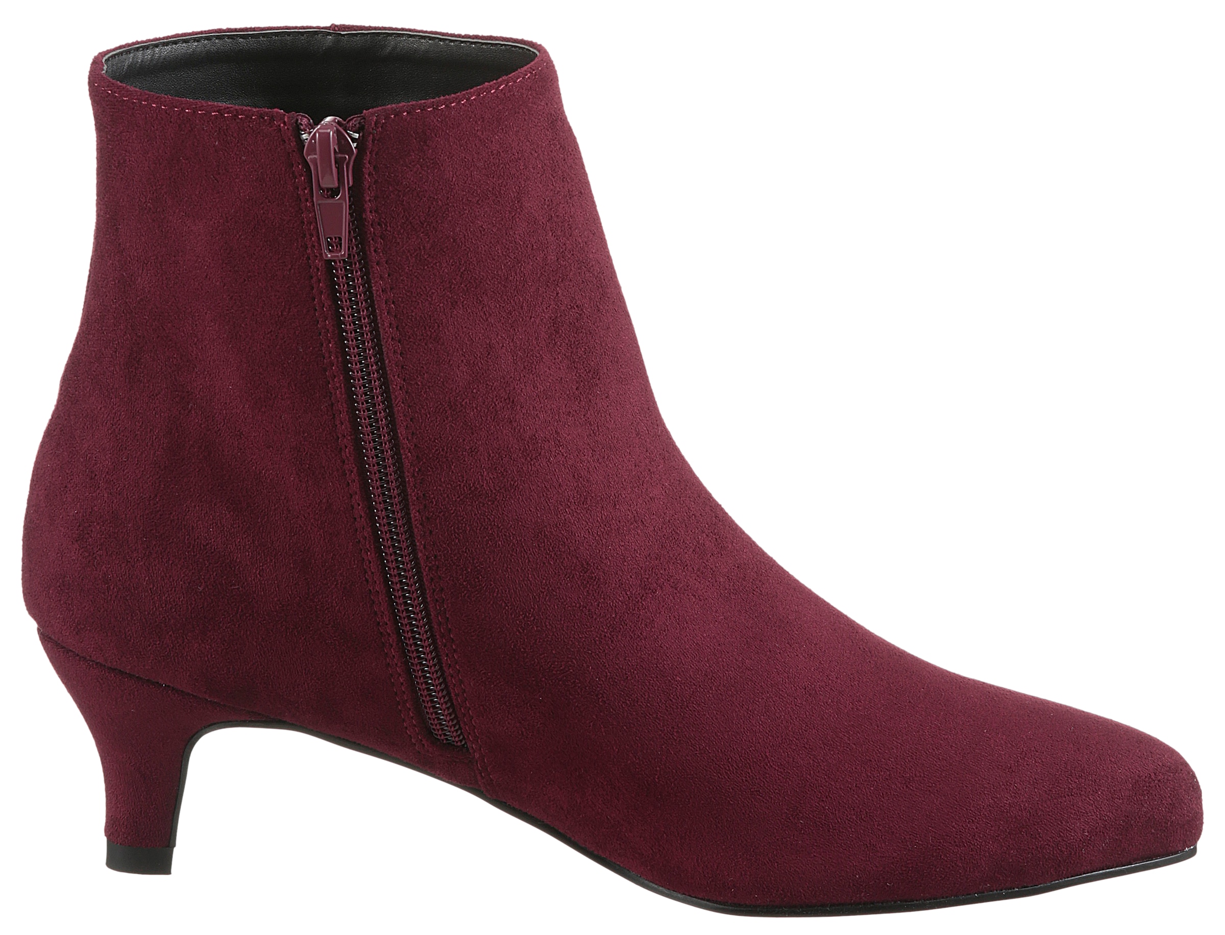 Aniston SHOES Stiefelette, Reissverschluss-Ankelboots, Trichterabsatz - NEUE KOLLEKTION