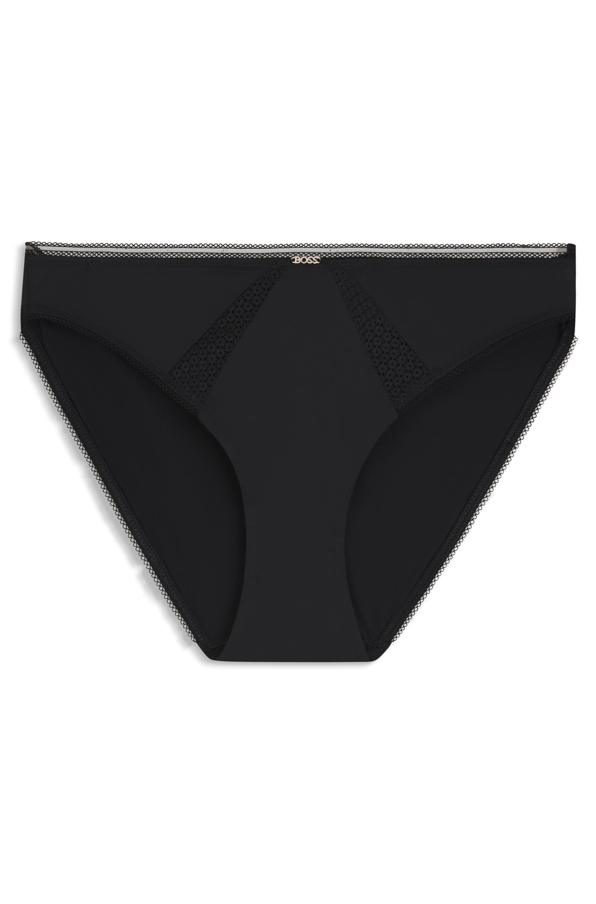 BOSS Slip »BRIEF B.PURE« mit Spitzeneinsatz