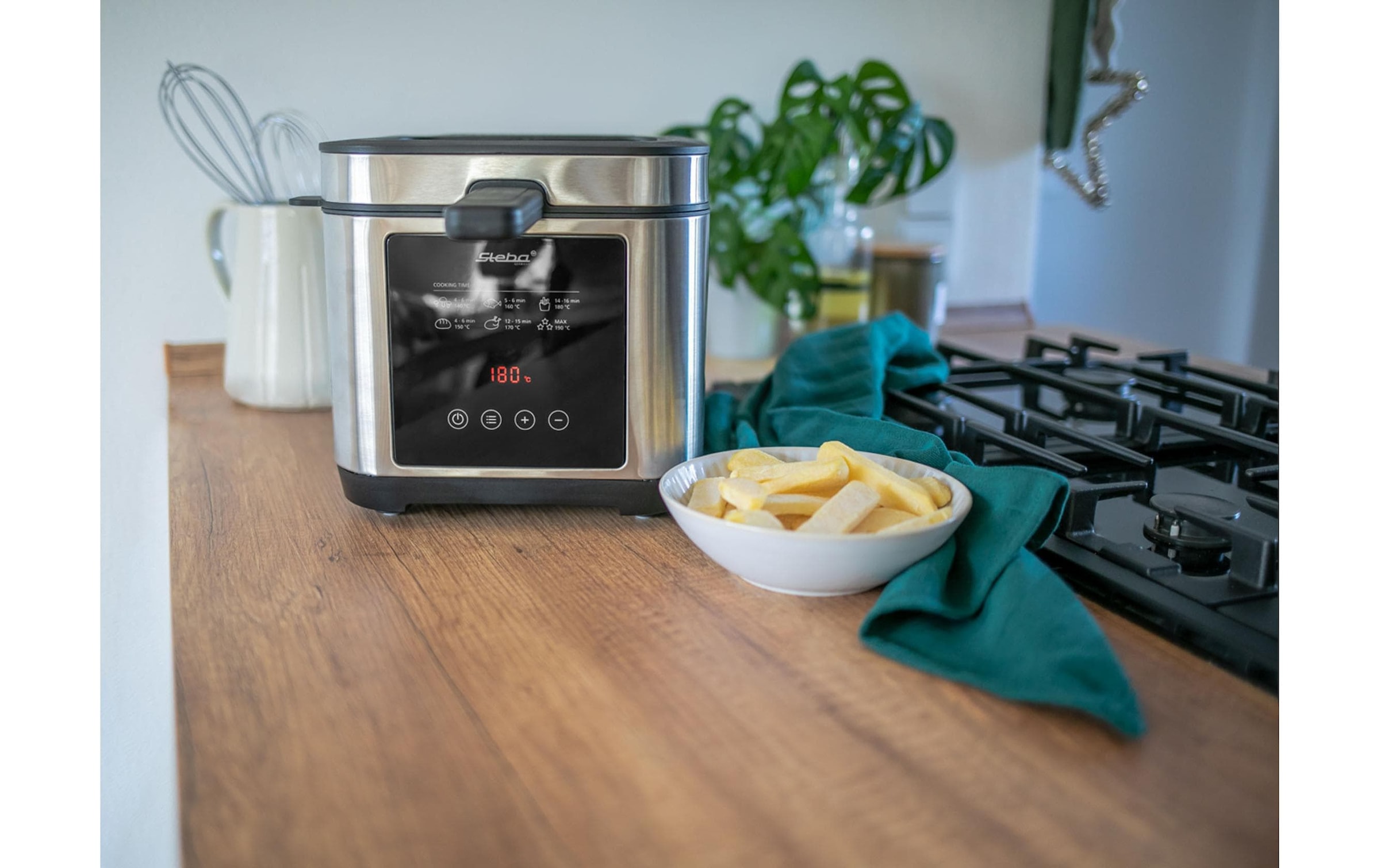 Steba Fritteuse »Steba Fritteuse DF 150 Edelstahl 2.5 l 1200 W« 1200