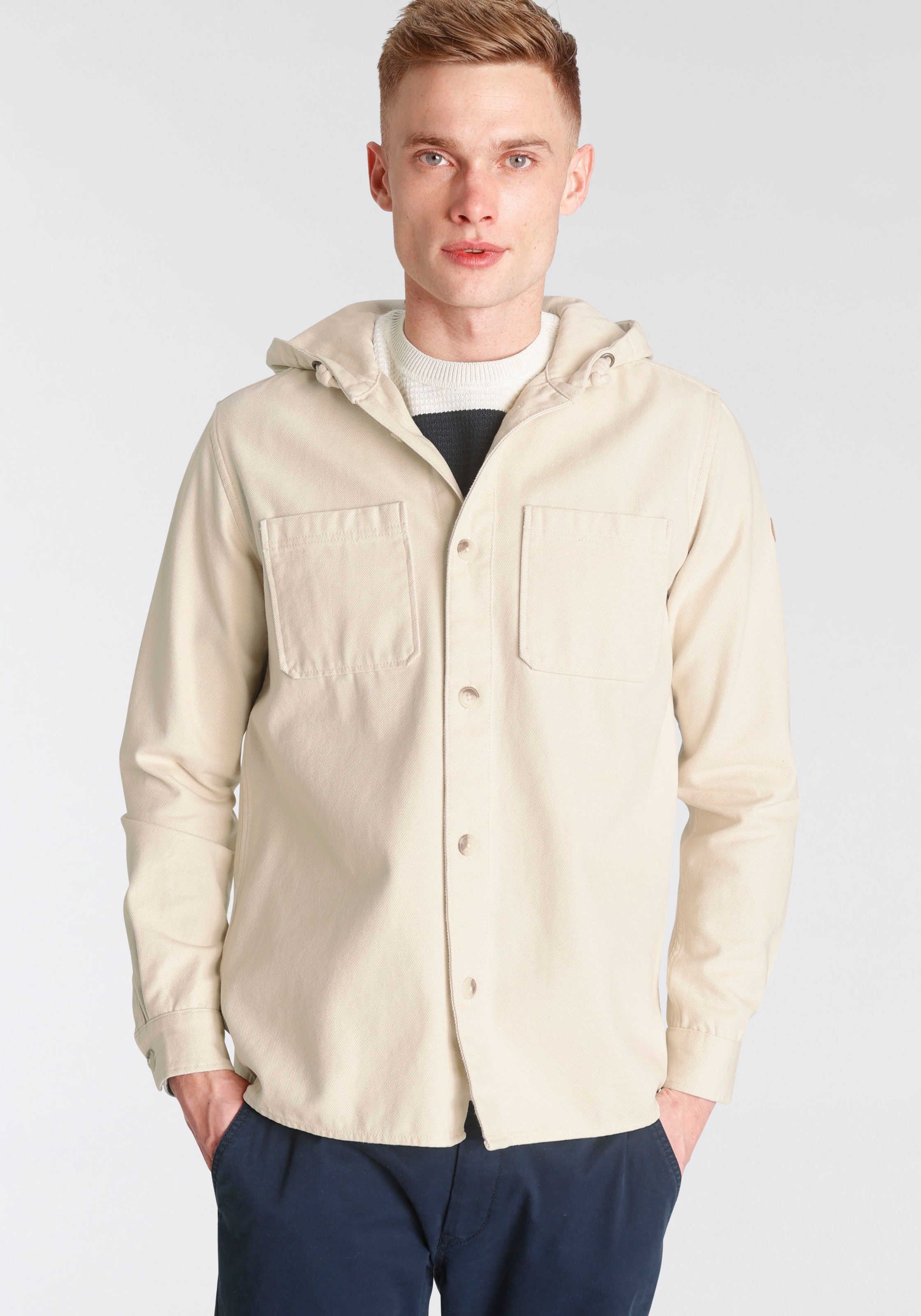 Image of TOM TAILOR Outdoorhemd, mit Kapuze bei Ackermann Versand Schweiz