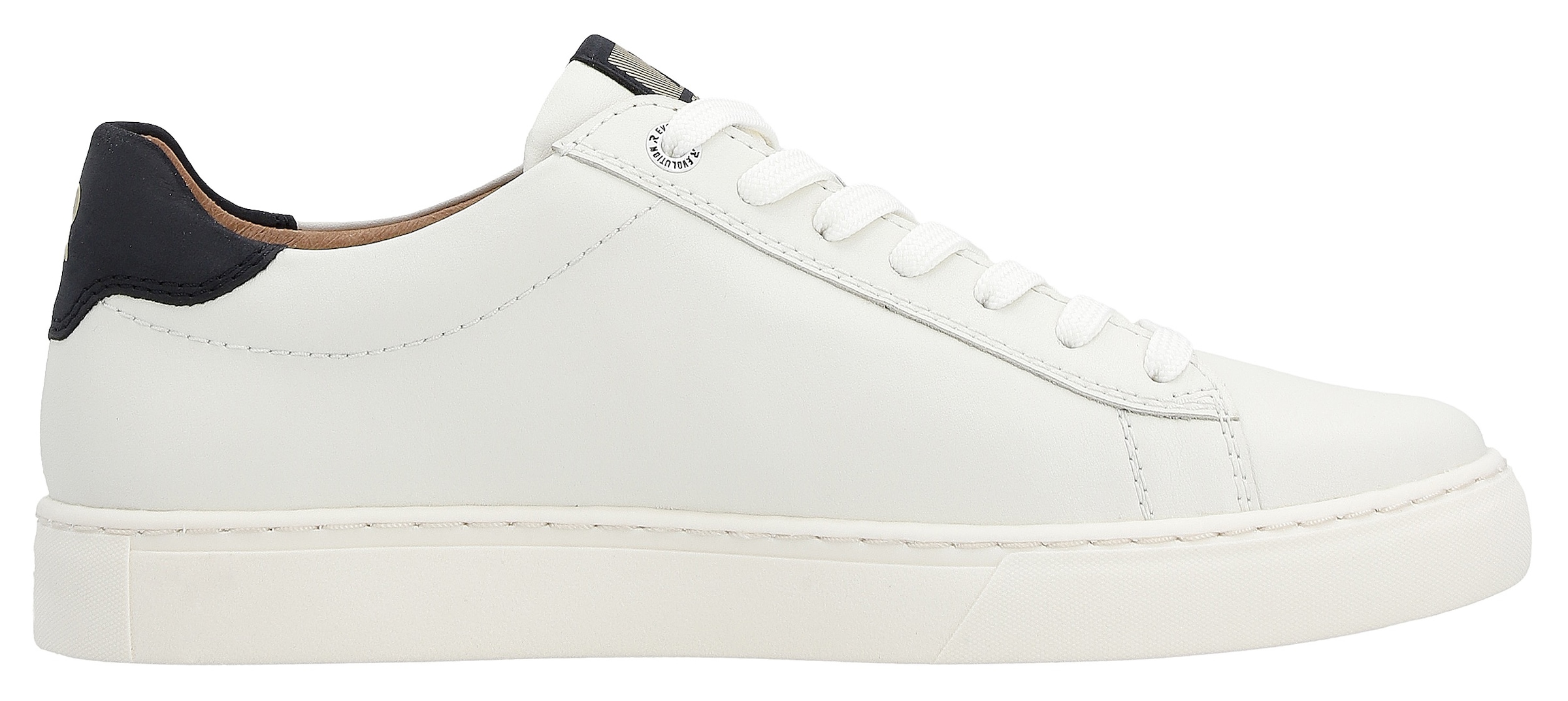 RIEKER Sport Sneaker, mit Leder-Innenfutter, Freizeitschuh, Halbschuh, Schnürschuh
