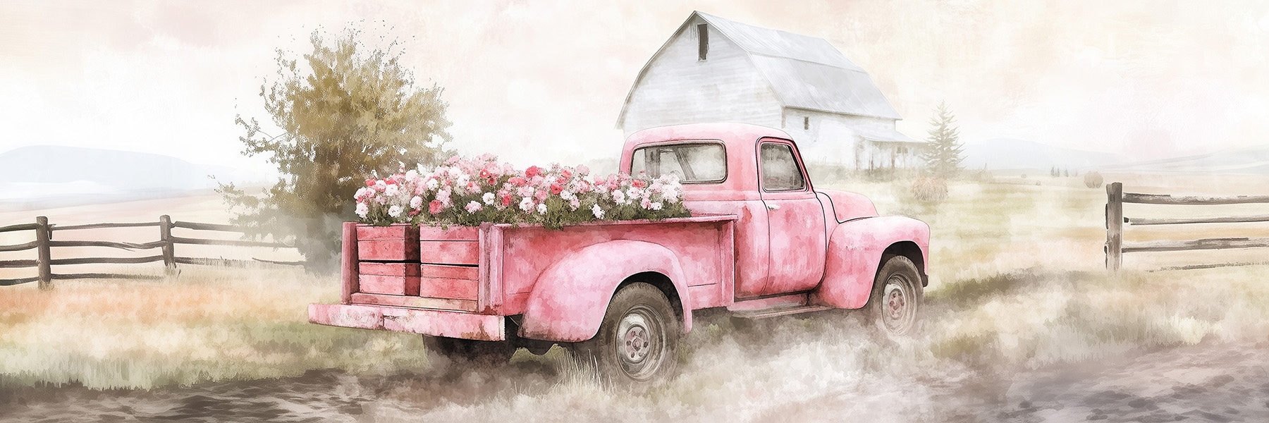 Image of Bönninghoff Ölgemälde "handarbeit BLUMEN 40x120 cm – Wandbild Kunst Deko modern" Felder Landschaften 1 Stk. tlg. handgefertigt, jedes Bild ein Unikat