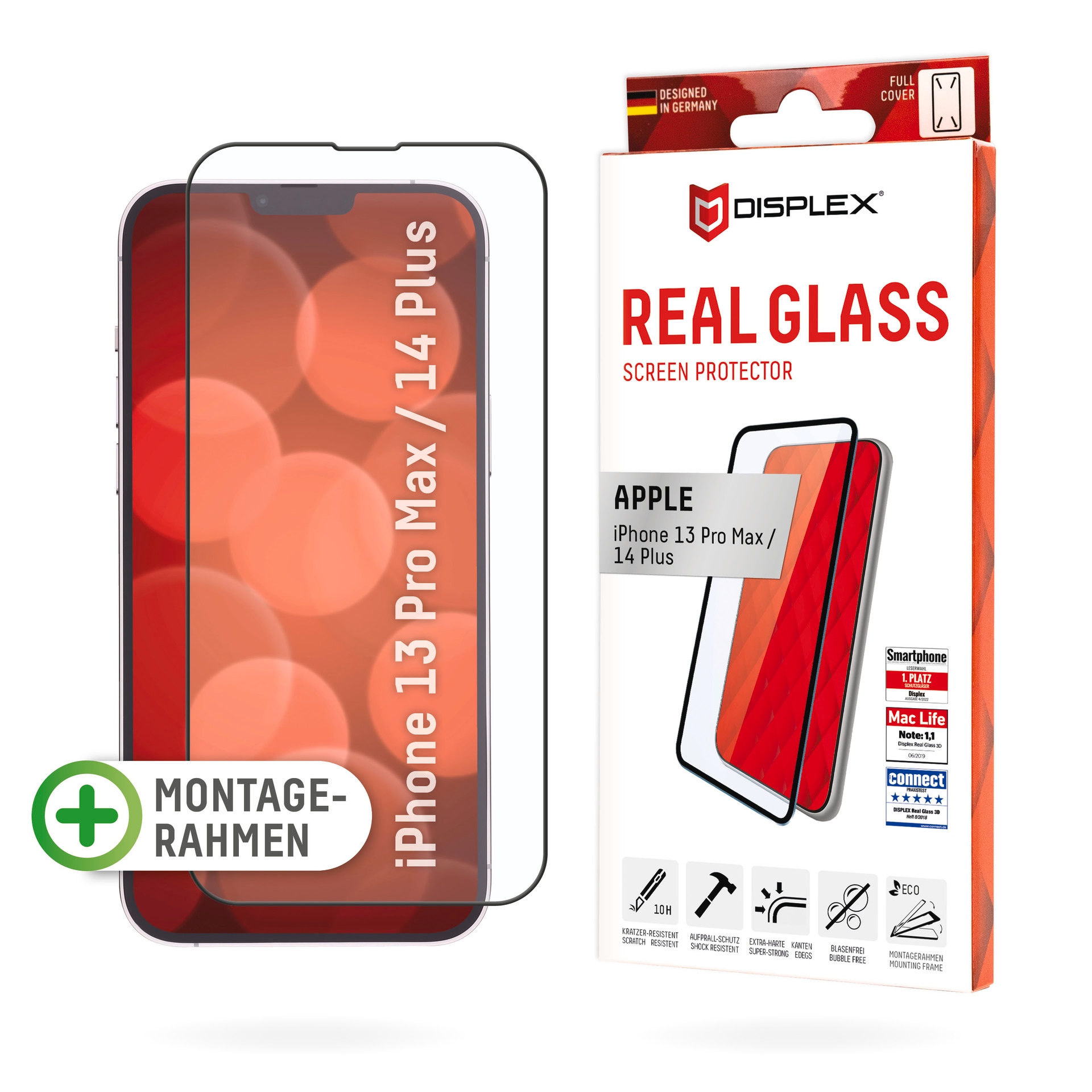 Displayschutzglas »Real Glass FC - 13 Pro Max/14 Plus«, für iPhone 14 Plus