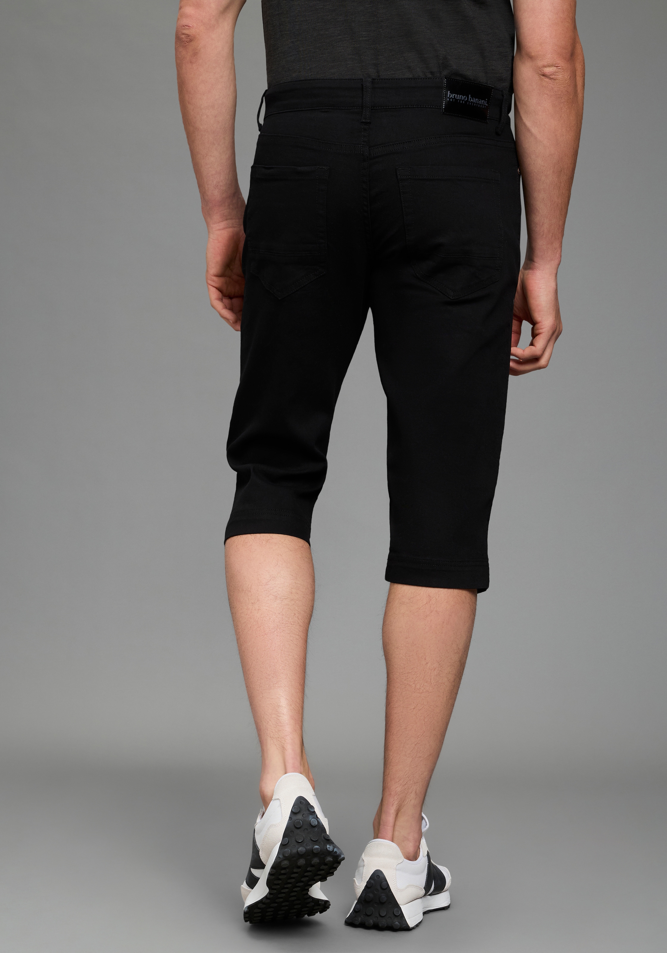 Bruno Banani Bermuda en jean »Hutch-Bermuda« Straight-Fit, hauteur normale de taille, en denim élastique