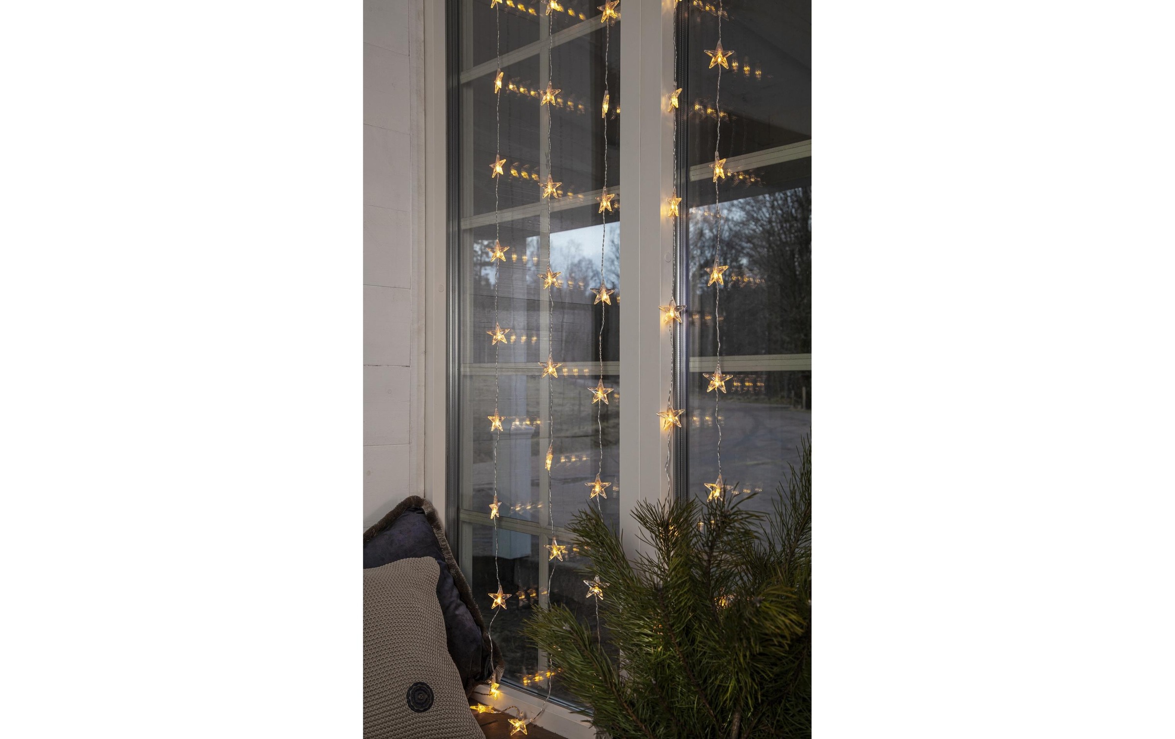 Parforce Traditional Hunting LED-Lichtervorhang »Sterne, Warmweiss, 50 LED«