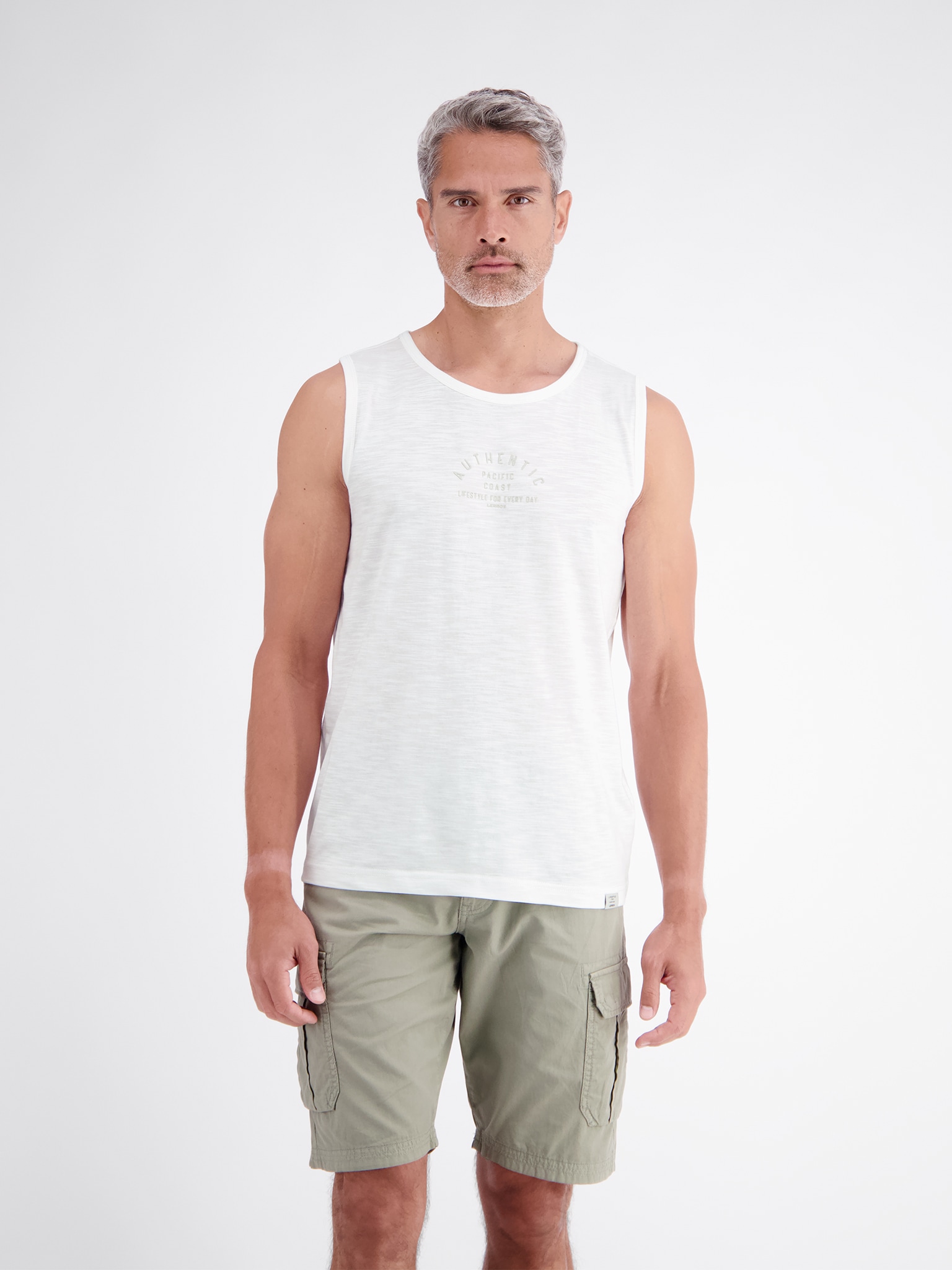 LERROS Débardeur t-shirt d'été sans manches avec imprimé devant