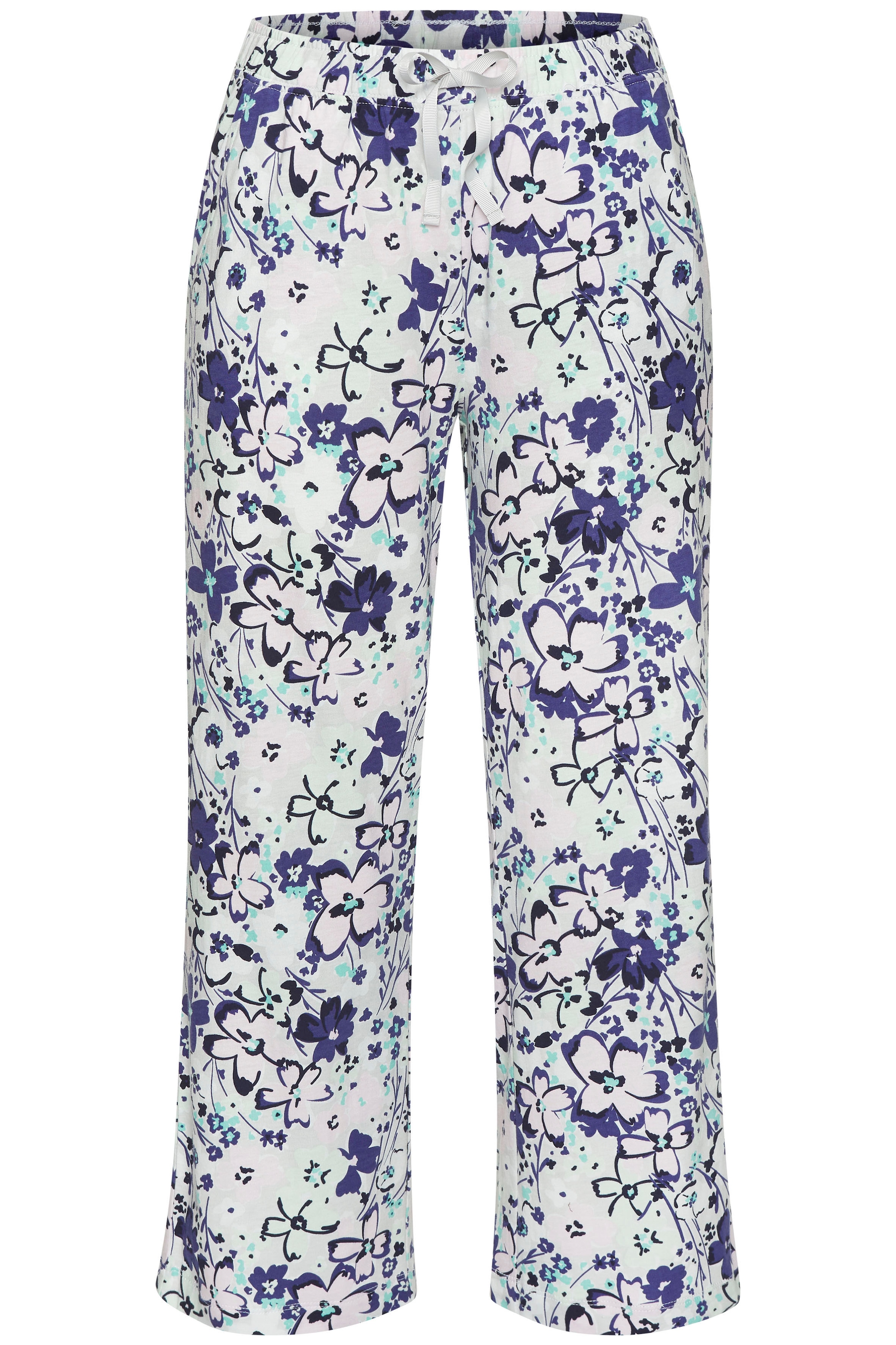 s.Oliver Pyjamahose, mit schönem Allover-Print