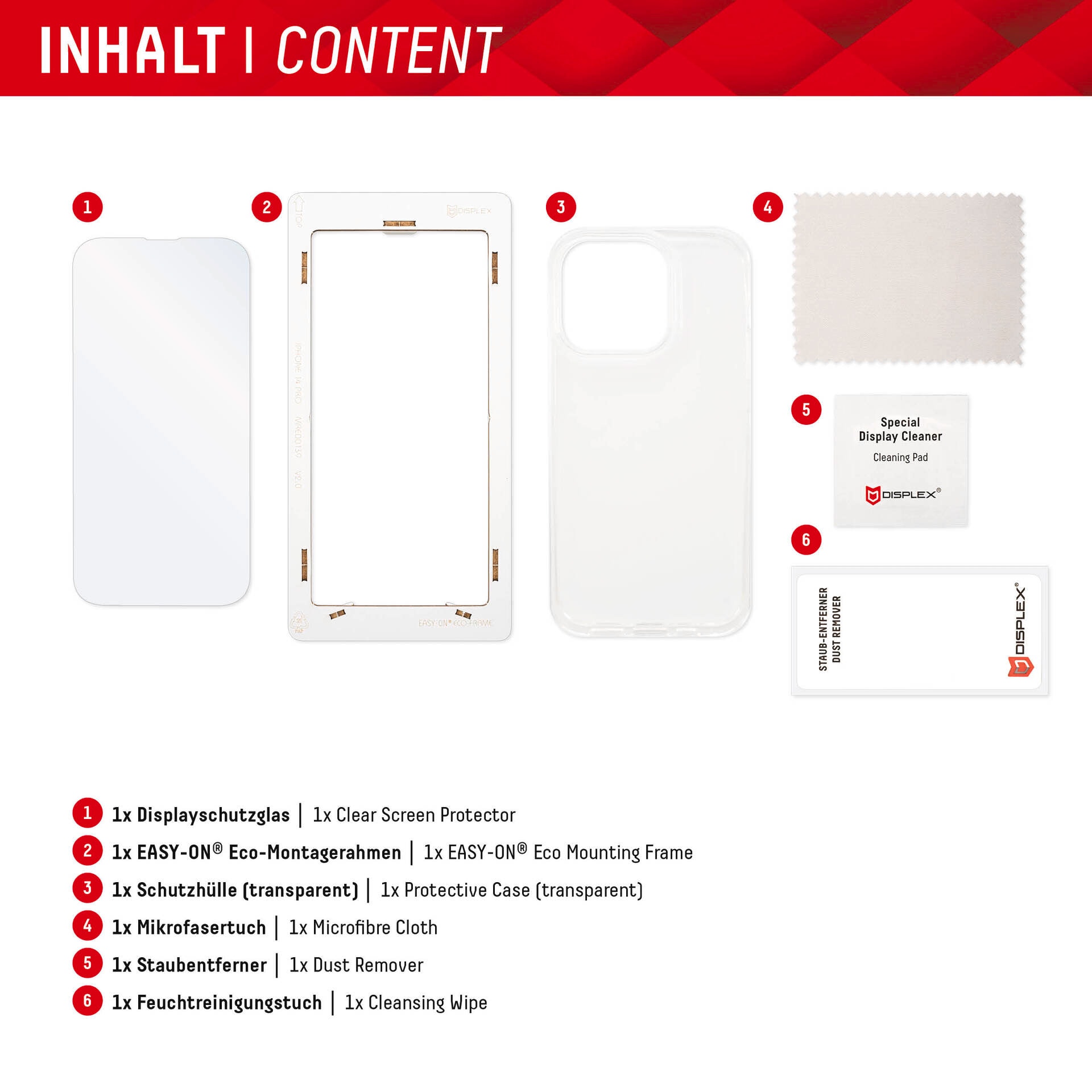 Displex Displayschutzglas »Real Glass + Case« für Google Pixel 7a Displayschutzfolie Displayschutz Rundumschutz 360 Grad splitterfest