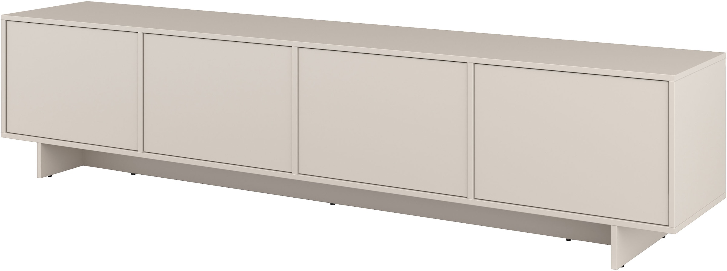 GOODproduct Table basse »Tatami, Modernes griffloses TV-Board, Breit 220,50cm, TV-Schrank« meuble TV, meuble TV avec beaucoup de rangement, fonction push-to-open
