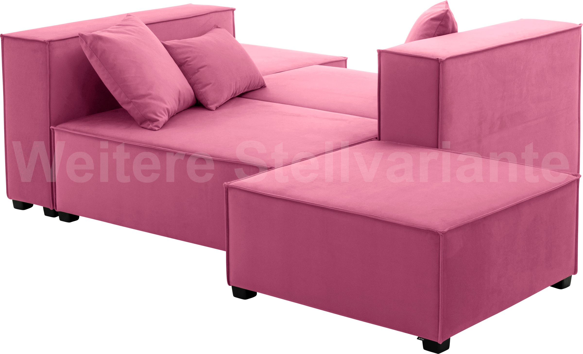 Image of Max Winzer® Wohnlandschaft »MOVE«, (Set), Sofa-Set 09 aus 6 Sitz-Elementen, inklusive 3 Zierkissen, auch als Bett stellbar bei Ackermann Versand Schweiz