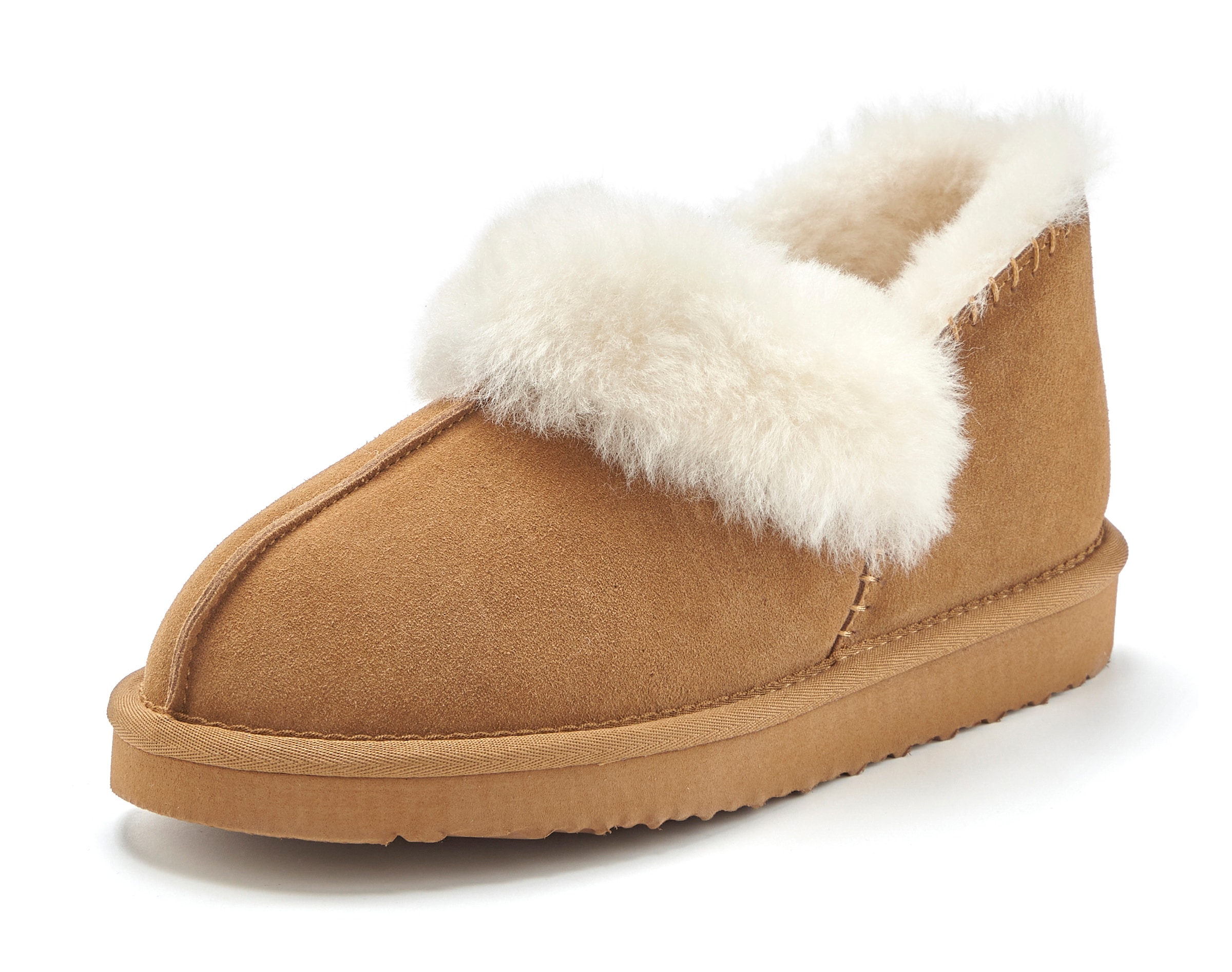 Vivance Hausschuh »Plüsch Hausschuh, Pantolette, Pantoffel, Homeslippers«  Plüsch Hausschuh, Pantolette, Pantoffel aus Lammfell