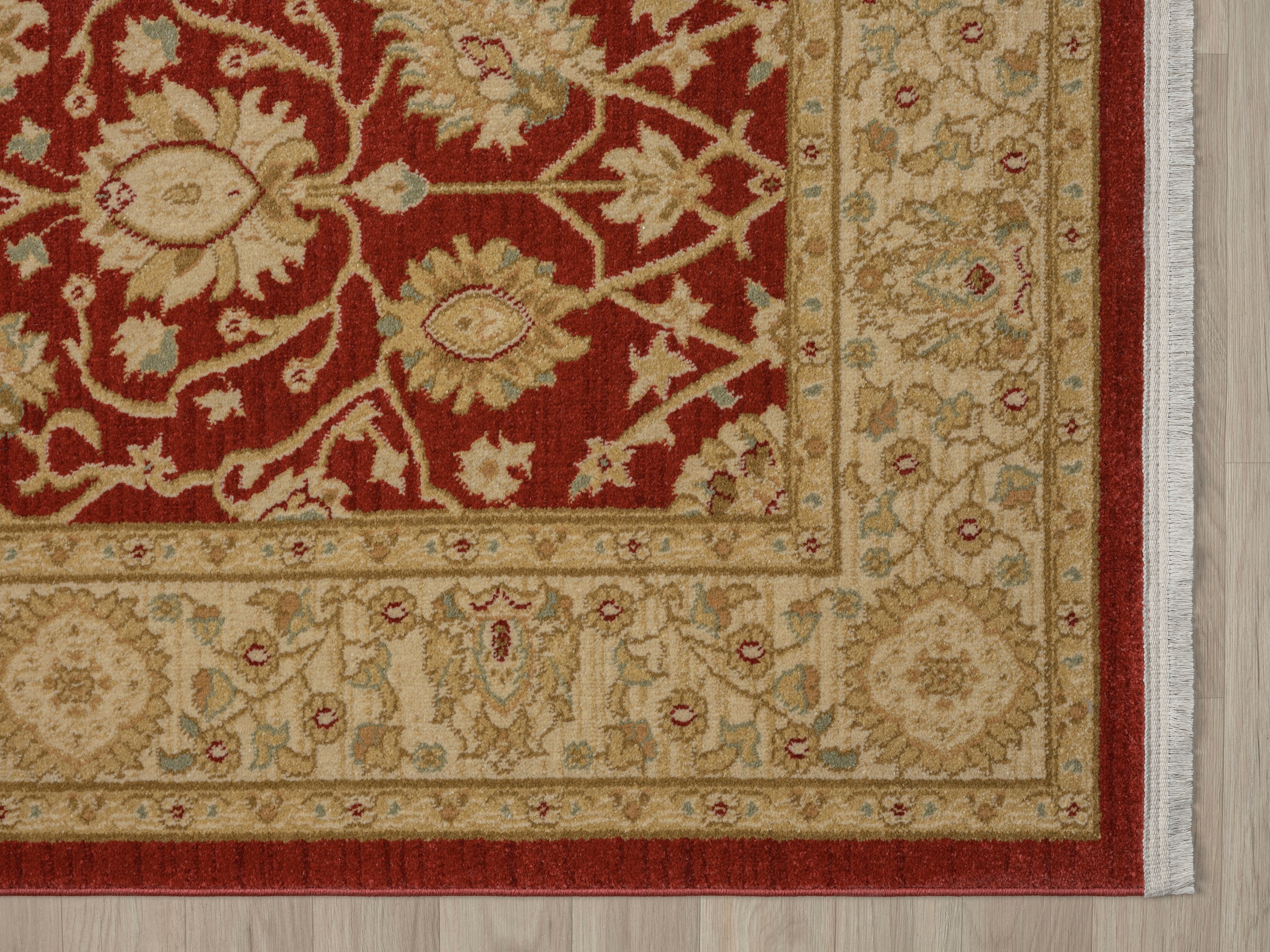 Myflair Möbel & Accessoires Teppich »Maryam 1, LAGERRÄUMUNG!« rechteckig 7,5 mm Höhe Kurzflor, Orient Optik, edler Glanz, mit Fransen, besonders weich