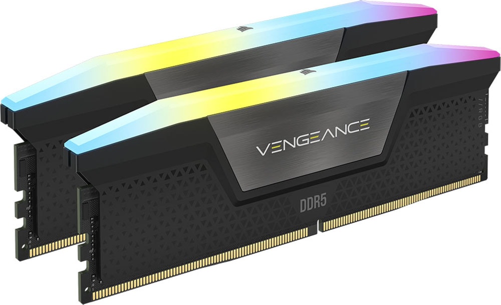 Corsair Arbeitsspeicher »VENGEANCE RGB DDR5 6000 64GB (2x32GB)«, Intel optimiert