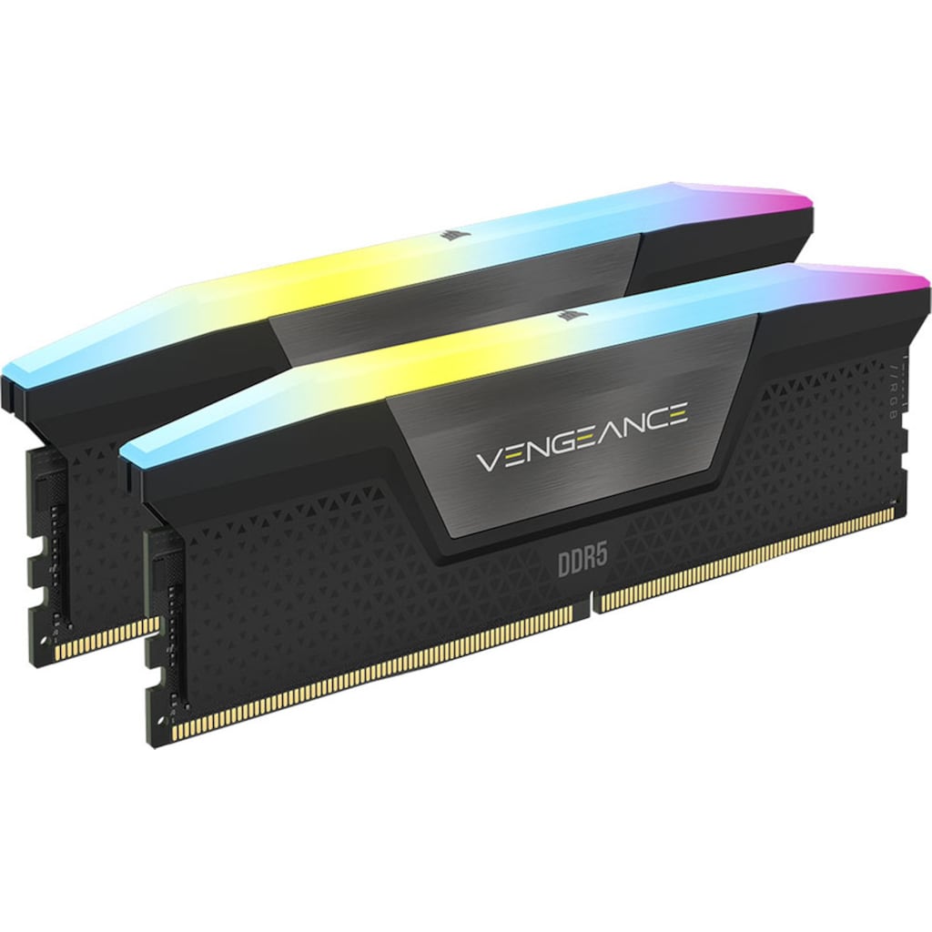 Corsair Arbeitsspeicher »VENGEANCE RGB DDR5 6000 64GB (2x32GB)«