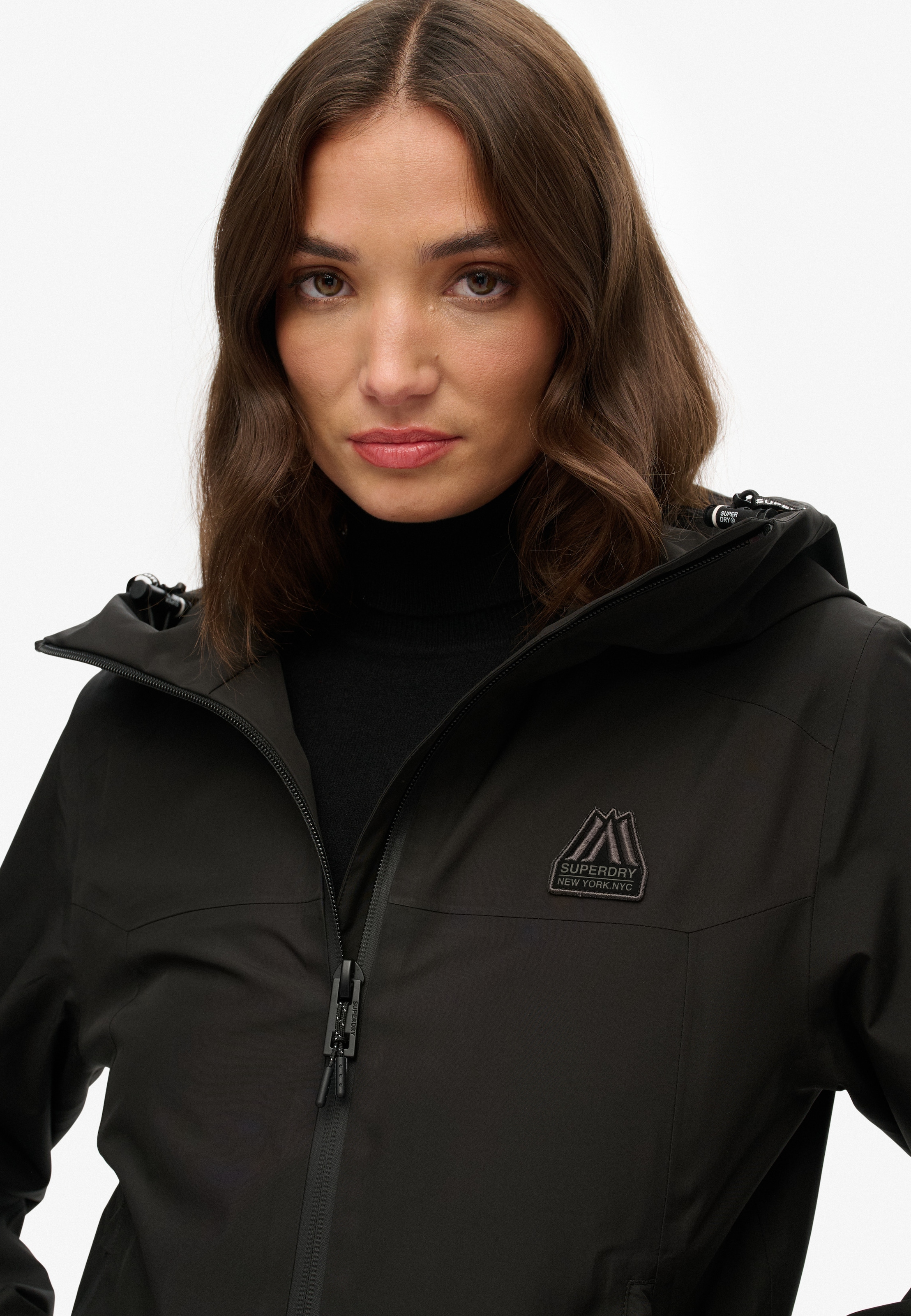 Superdry Outdoorjacke »WATERPROOF JACKET«, mit Kapuze, Wasserdicht (Säule wird nachgereicht)