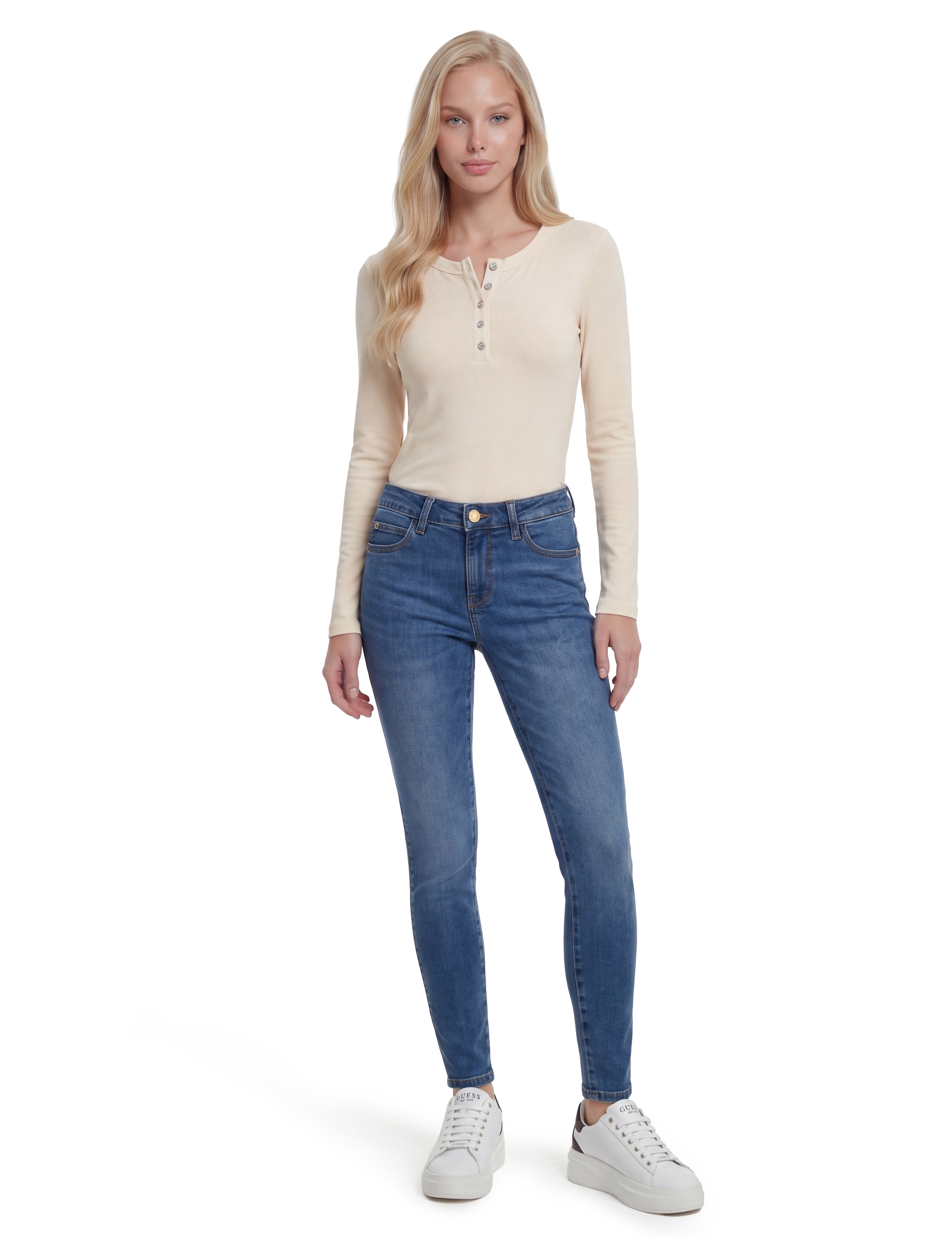 Guess Jeans skinny »CURVE X« aus Stretch-Denim, mittlere Taille