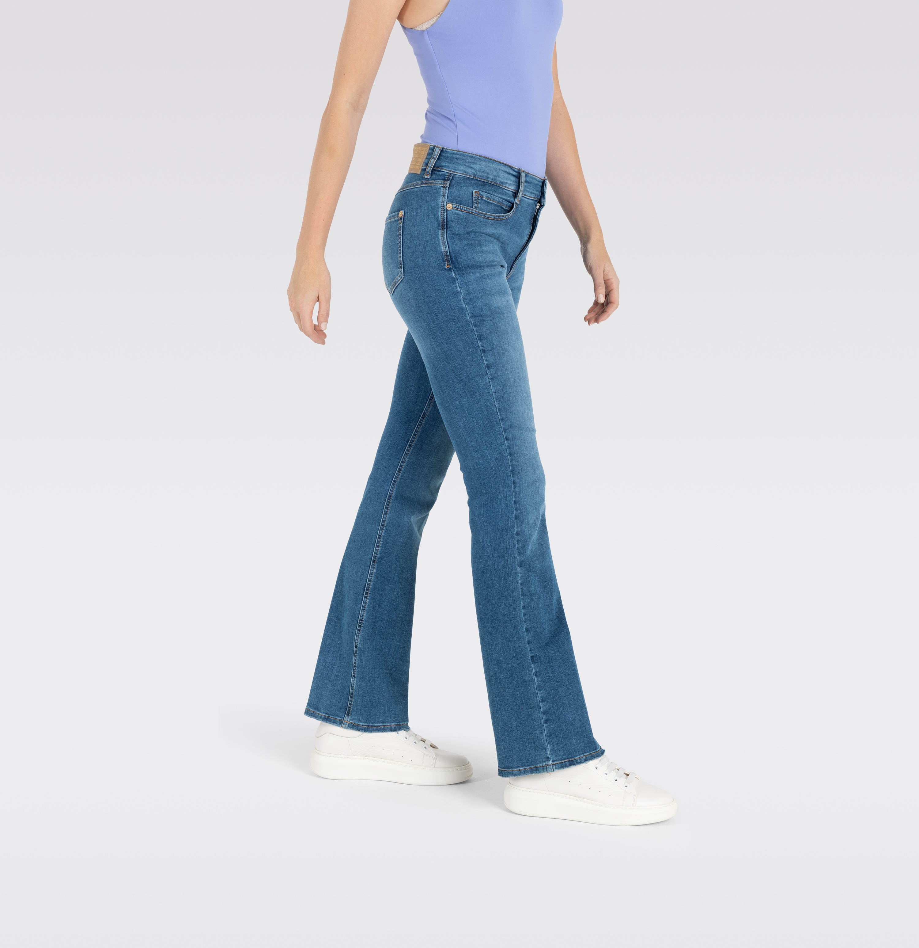 MAC Bootcut-Jeans »BOOT«, Modisch ausgestellter Saum-MAC 1