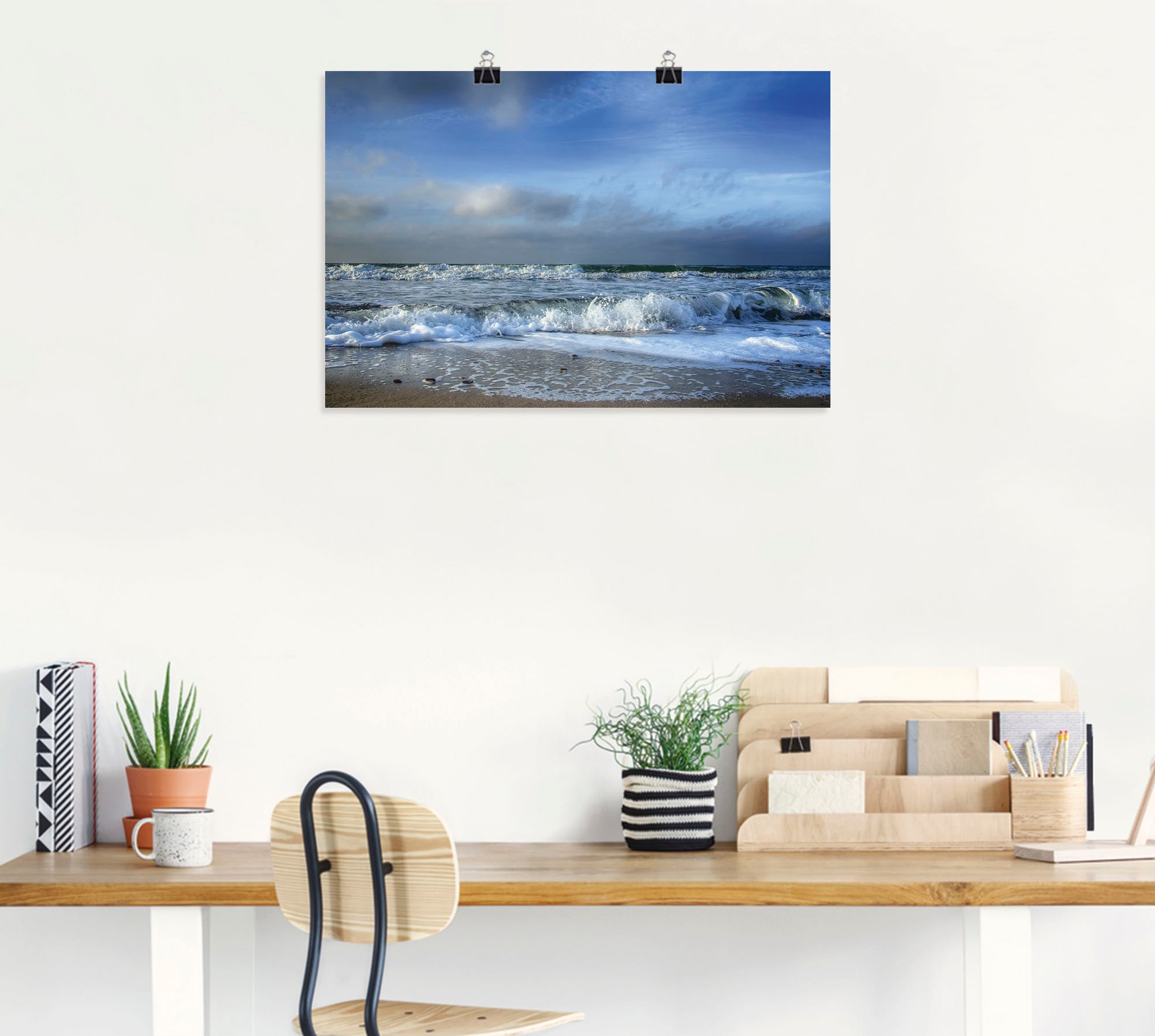 Artland Wandbild »Ostsee«, Strand, (1 St.), als Leinwandbild, Poster in verschied. Grössen