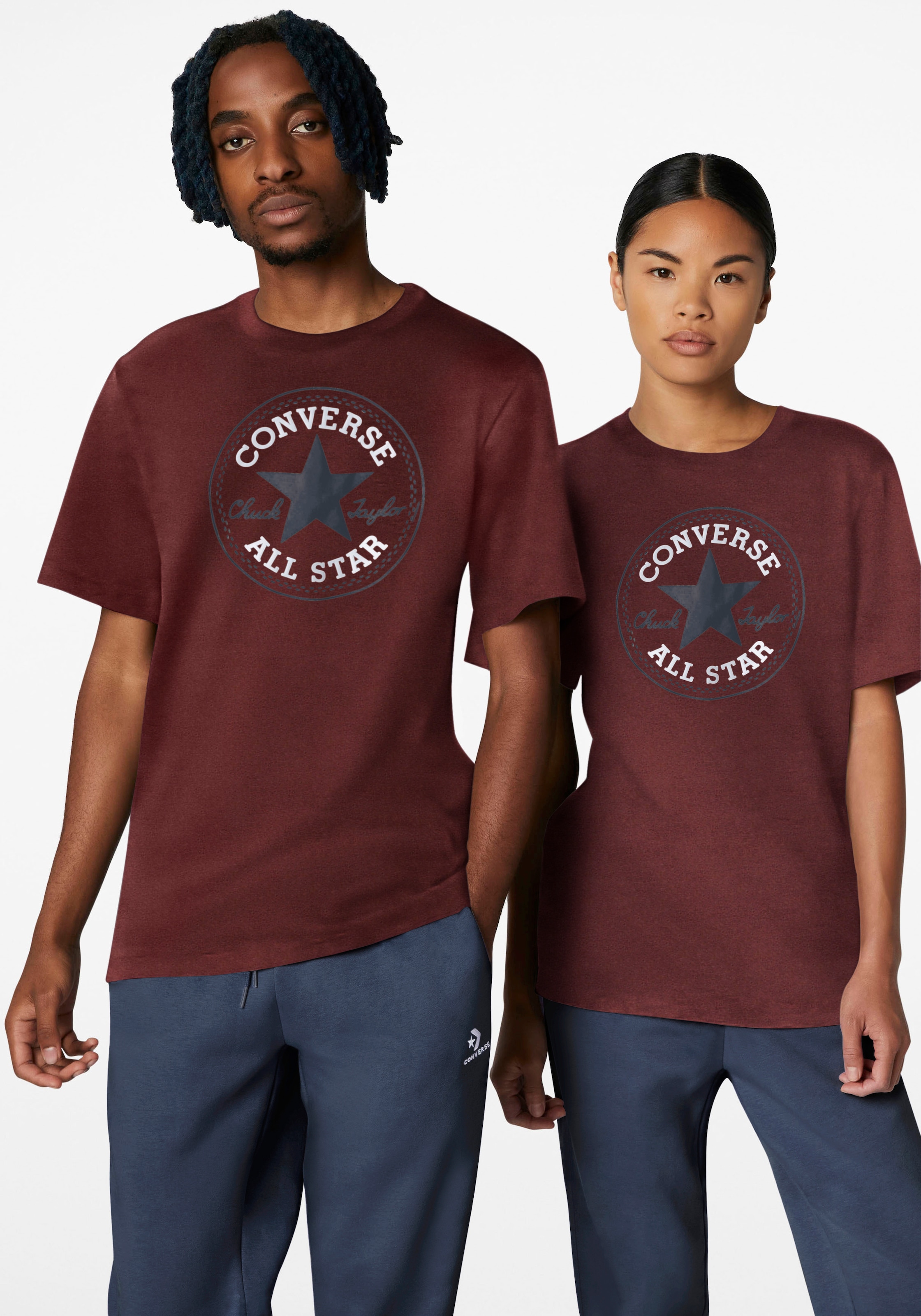 T-Shirt »CONVERSE GO-TO ALL STAR PATCH STANDARD-FIT T-SHIRT«, Unisex