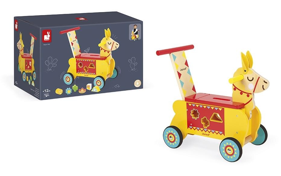 Janod Lauflernwagen »Janod Lauflernwagen Lama«