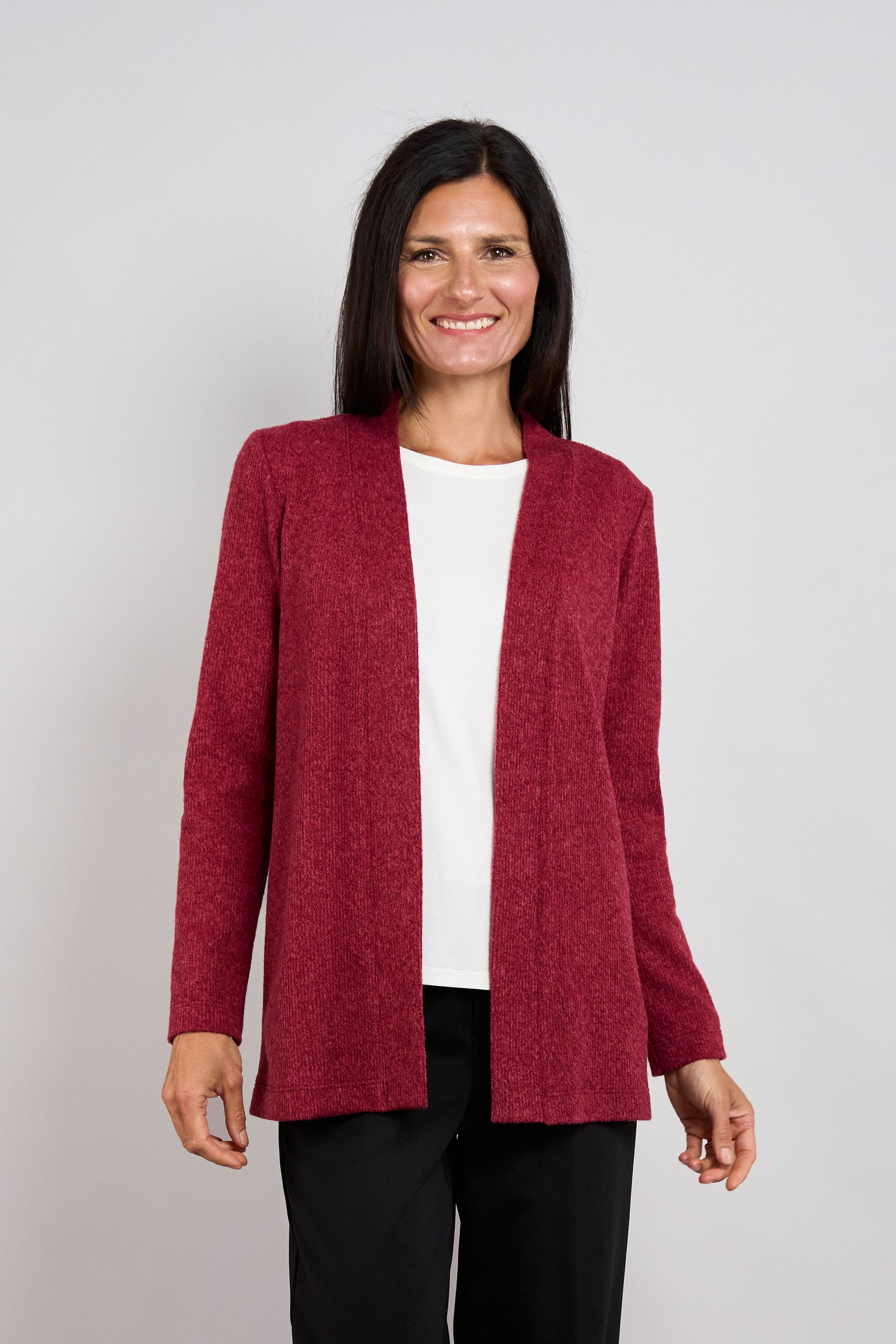 Seidel Moden Cardigan long sans fermeture / FABRIQUÉ EN ALLEMAGNE