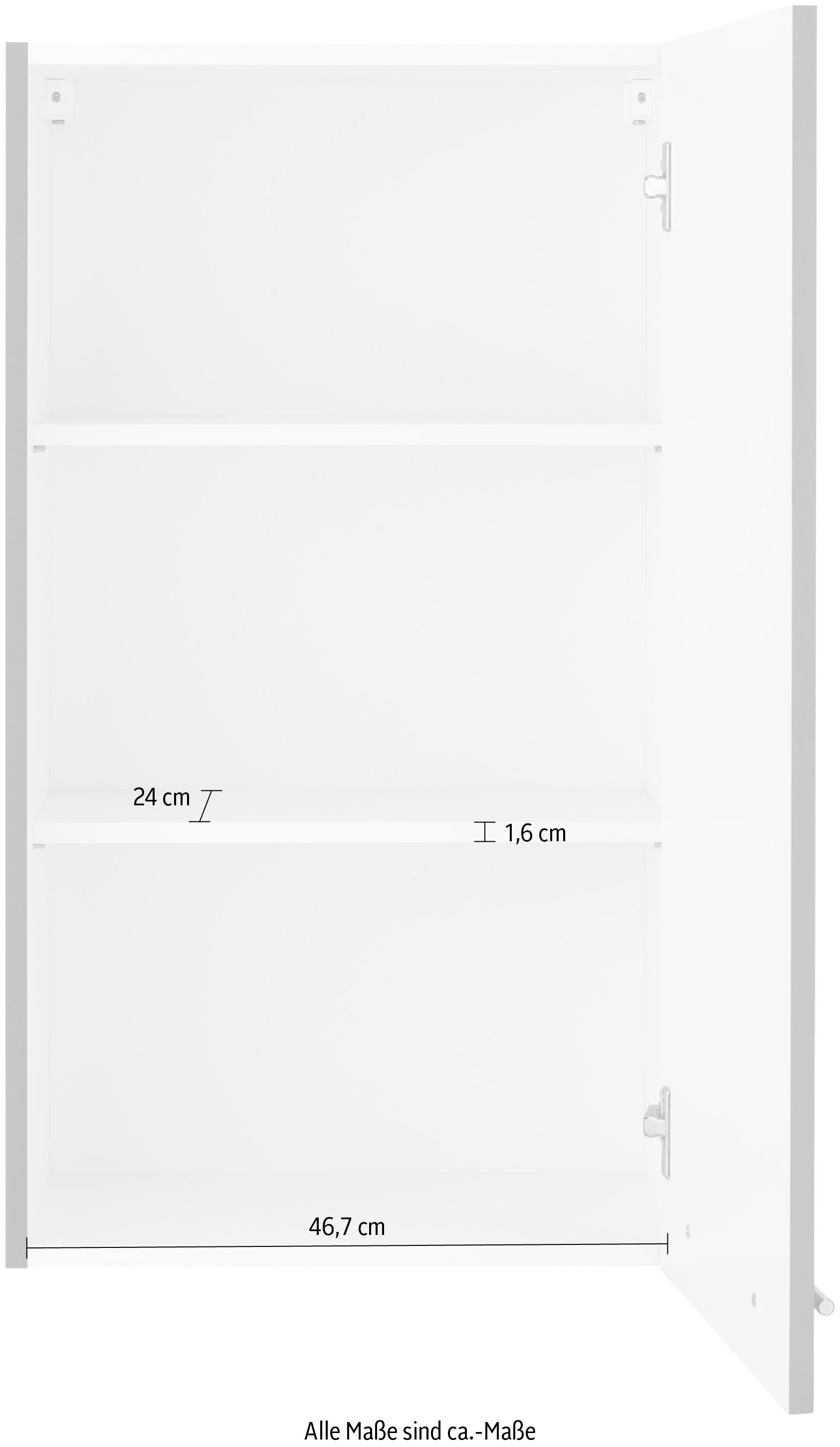 ♕ wiho Küchen Hängeschrank »Unna«, 50 cm breit, 90 cm hoch  versandkostenfrei auf