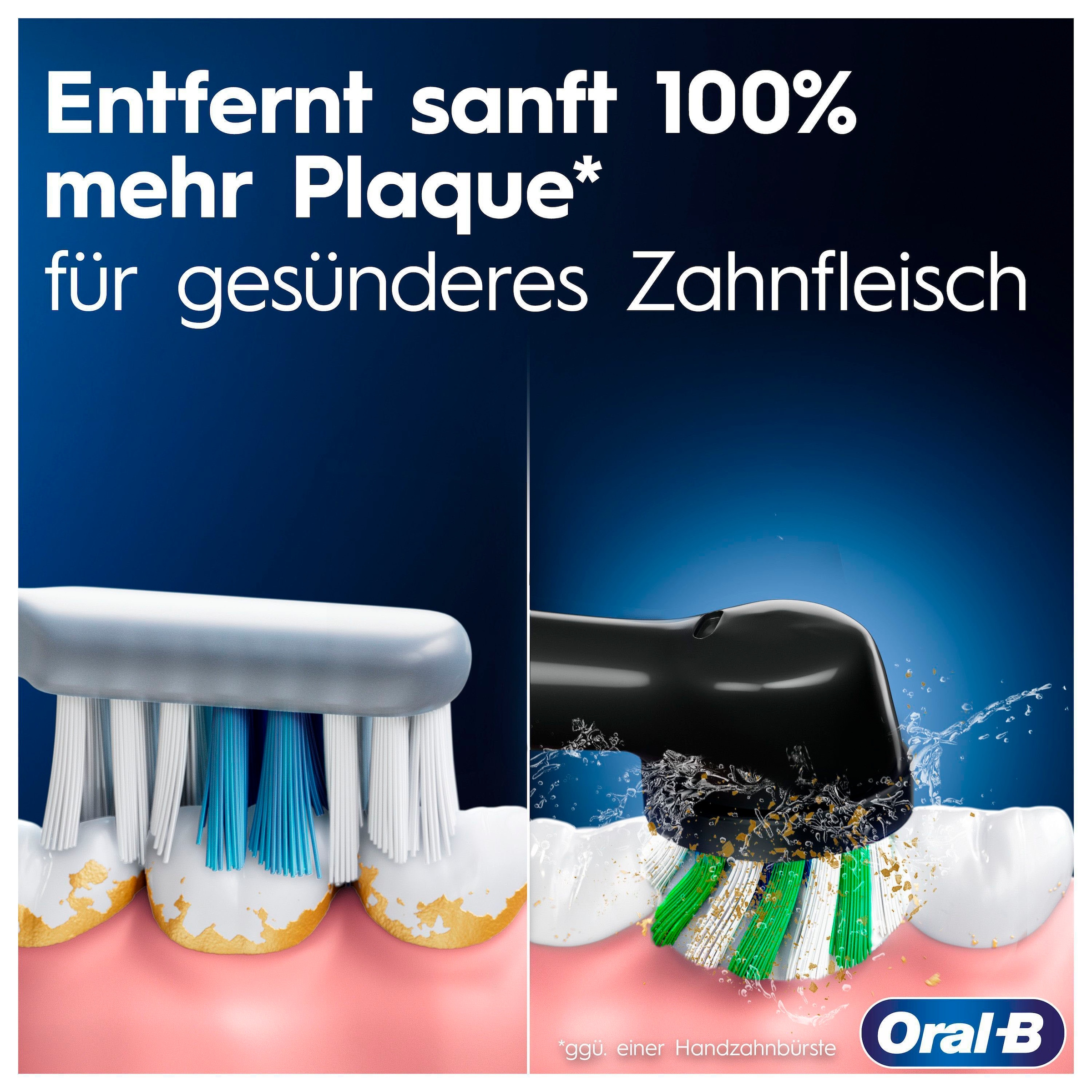 Oral-B Brosse à dents électrique »Pro 3 3000« 2 cuis Aufsteckbürsten 3 Putzmodi