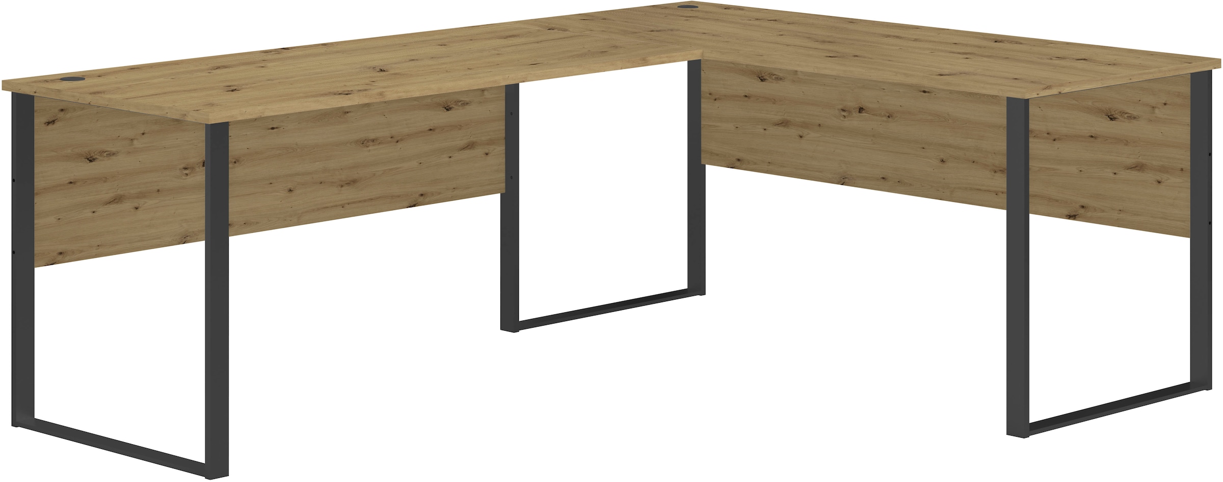 Image of BEGA OFFICE Eckschreibtisch "Amanda" 1 Stk. tlg. Winkelschreibtisch rechts links montierbar