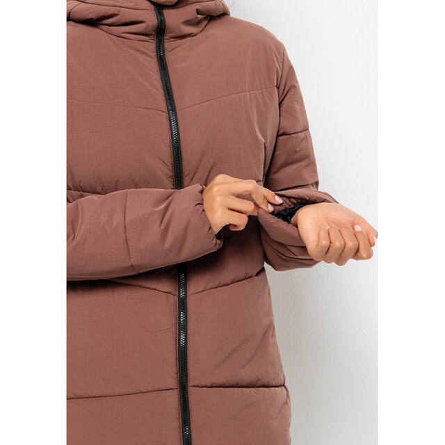 Finde Jack Wolfskin Funktionsjacke »KAROLINGER LONG JKT W«, mit Kapuze auf