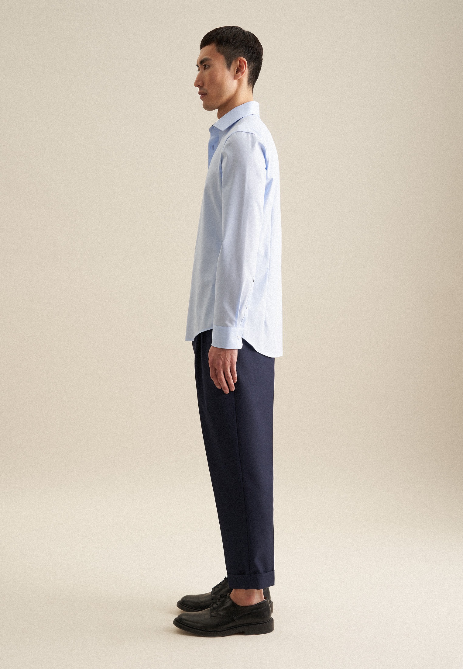 seidensticker Businesshemd »Schwarze Rose« Shaped 1/1 Kentkragen Uni